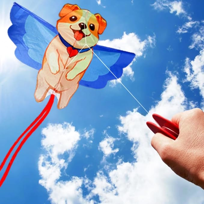 HENGDA KITE Animals Kite for Kids Beginners and Adults Cute Design High Definition Printing Easy to Carry