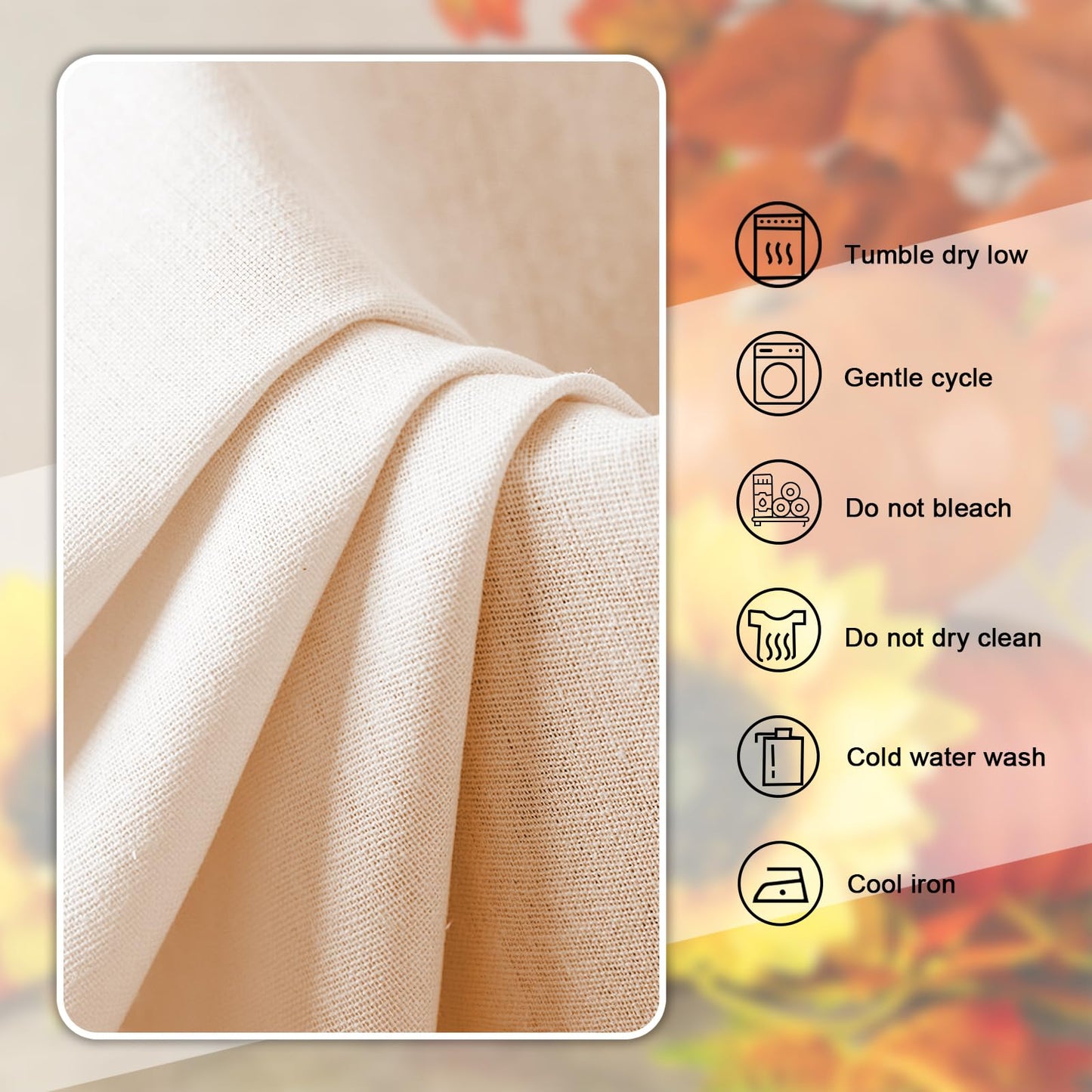 MEHOFOND Thanksgiving Pillow Covers 18x18 Set of 4, Fall Throw Pillow Covers Turkey Pumpkin Orange Farmhouse Home Decor Pillowcase Give Thanks Cushion Case for Sofa Couch