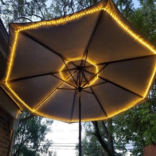 40ft LED Rope Lights - Warm White Waterproof Lighting | Connectable & Flexible for Patios, Gardens, Walkways