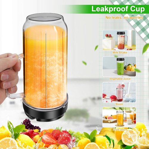 Magic Bullet Blender Cups - 22oz Tall Replacement Cups with Flip Top Lid | 2 Pack, Compatible with MB1001