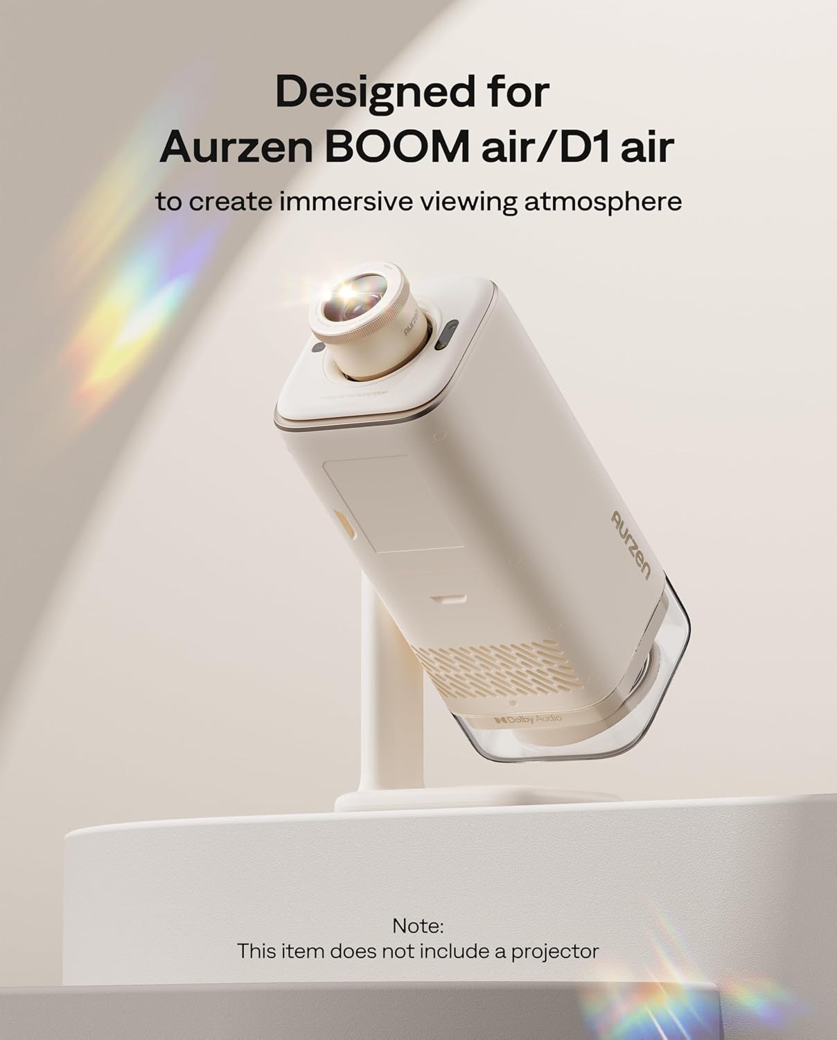 Aurzen air/D1 5X Immersive AuroraBeam Lens for Boom air Smart Projector, Star Projector Accessory, Magnetic Snap-On