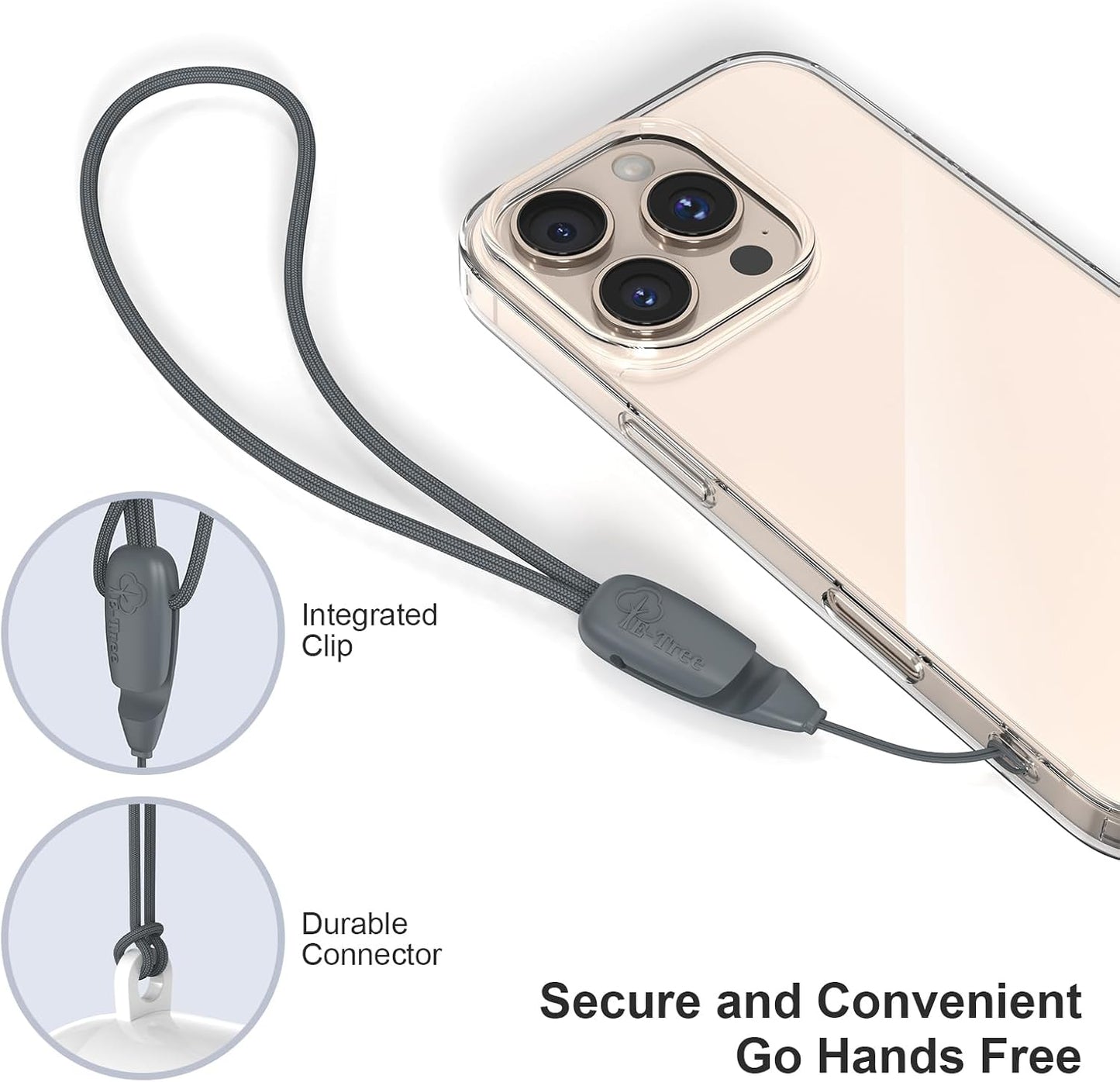 2 Pack E-Tree Multi-Purpose Wrist Lanyard Hand Strap for Cell Phone Case Camera Airpods Keys Keychain Keys USB Flash