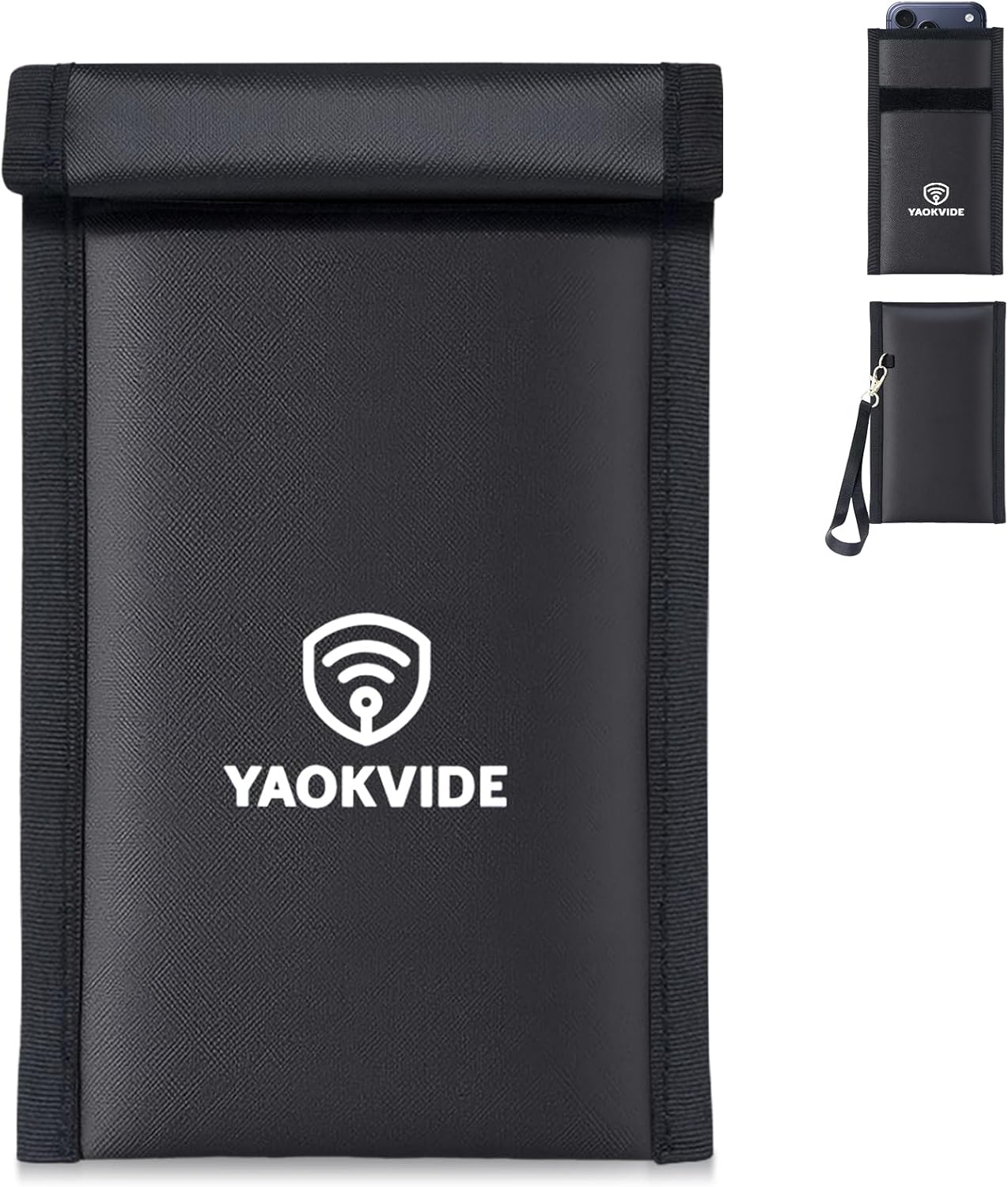 [5G/WiFi/Bluetooth/GPS], Faraday Bags for Phones & Car Keys Anti Theft Signal Blocker Prevents Keyless Entry Hacking