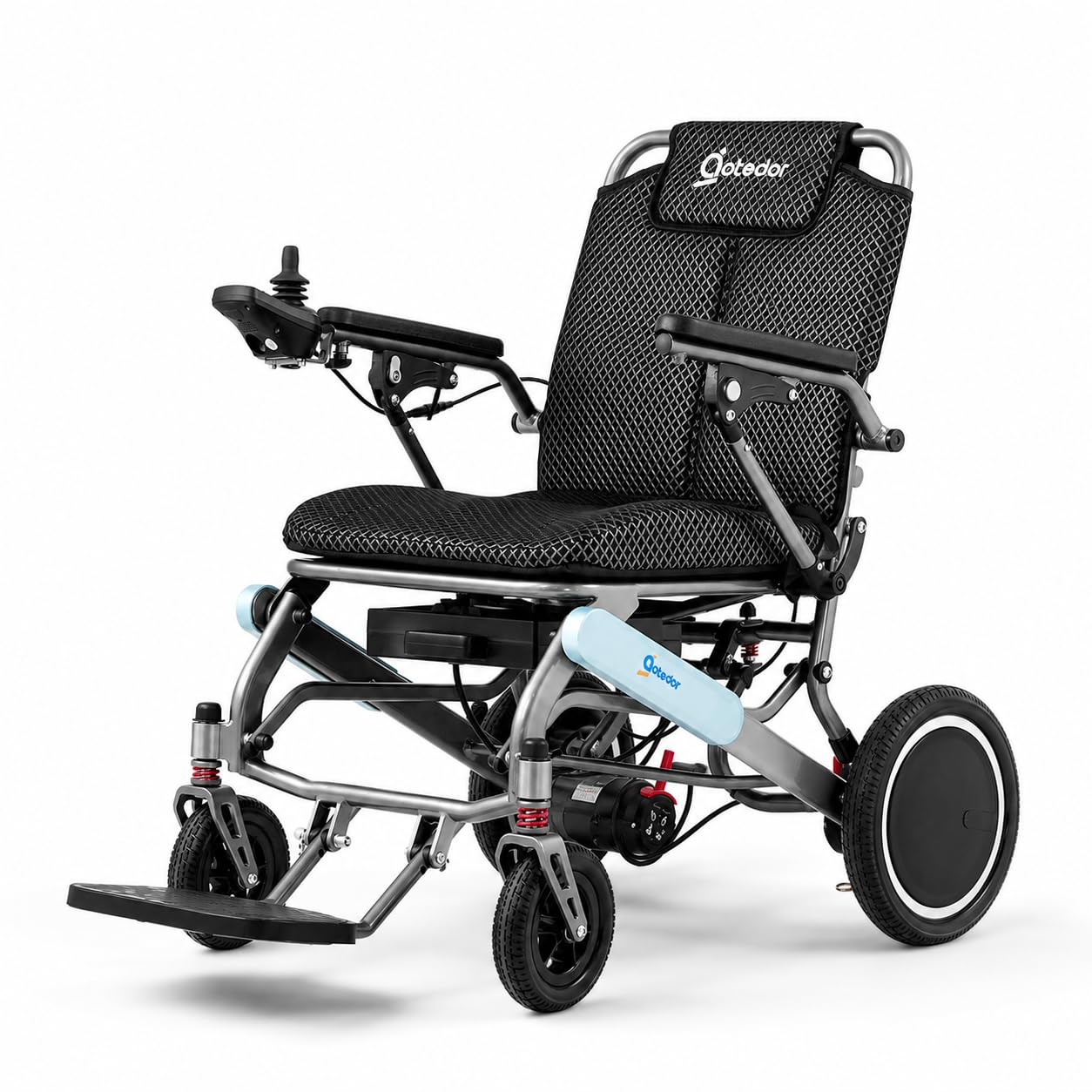 [2026 Upgraded] Aotedor Lightweight Electric Wheelchair for Adults,Only 39 lbs Foldable Power Wheelchair,Up to 30 Miles Range,Dual Batteries,Ergonomic Comfort,Suspension Support,Airline Approved