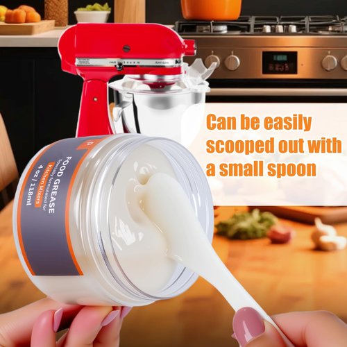 4 Oz Food Grade Grease Compatible with KitchenAid Stand Mixer,Maintain The Performance of Your Machine and Extend Service Life