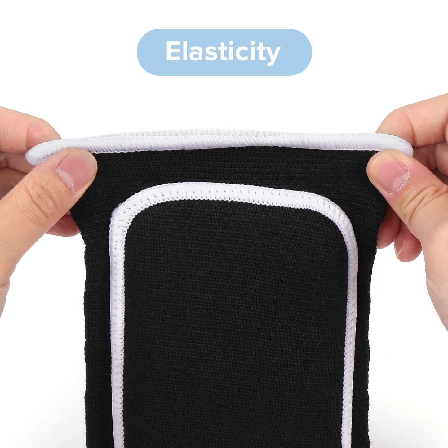 WLLHYF Pair of Elbow Pads with Thicken Sponge Padding Breathable Elbow Wraps Arm Brace Support Fitness Tendonitis Support Strap for Kids Child Girls Boys Teens Men and Women