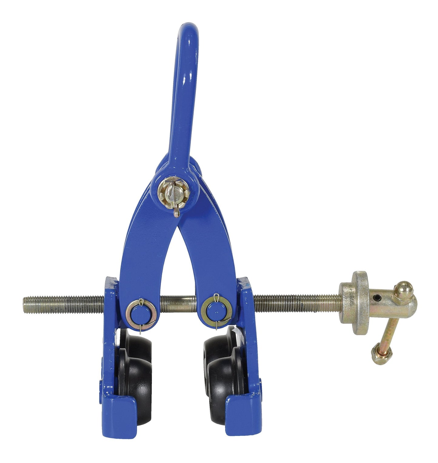 Vestil QIT-4 Steel Quick Install Manual Trolley 6-3/4 In. x 14-1/8 In. x 12 In. 4000 Lb. Capacity Blue