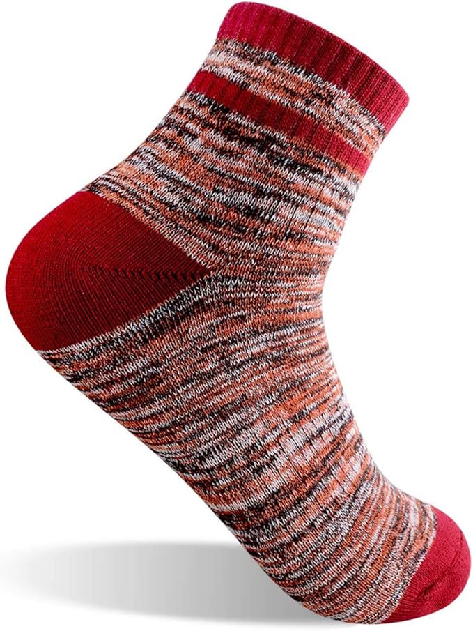 FEIDEER Hiking Walking Socks For Women, Multi-pack Outdoor Recreation Socks Moisture Wicking Crew Socks