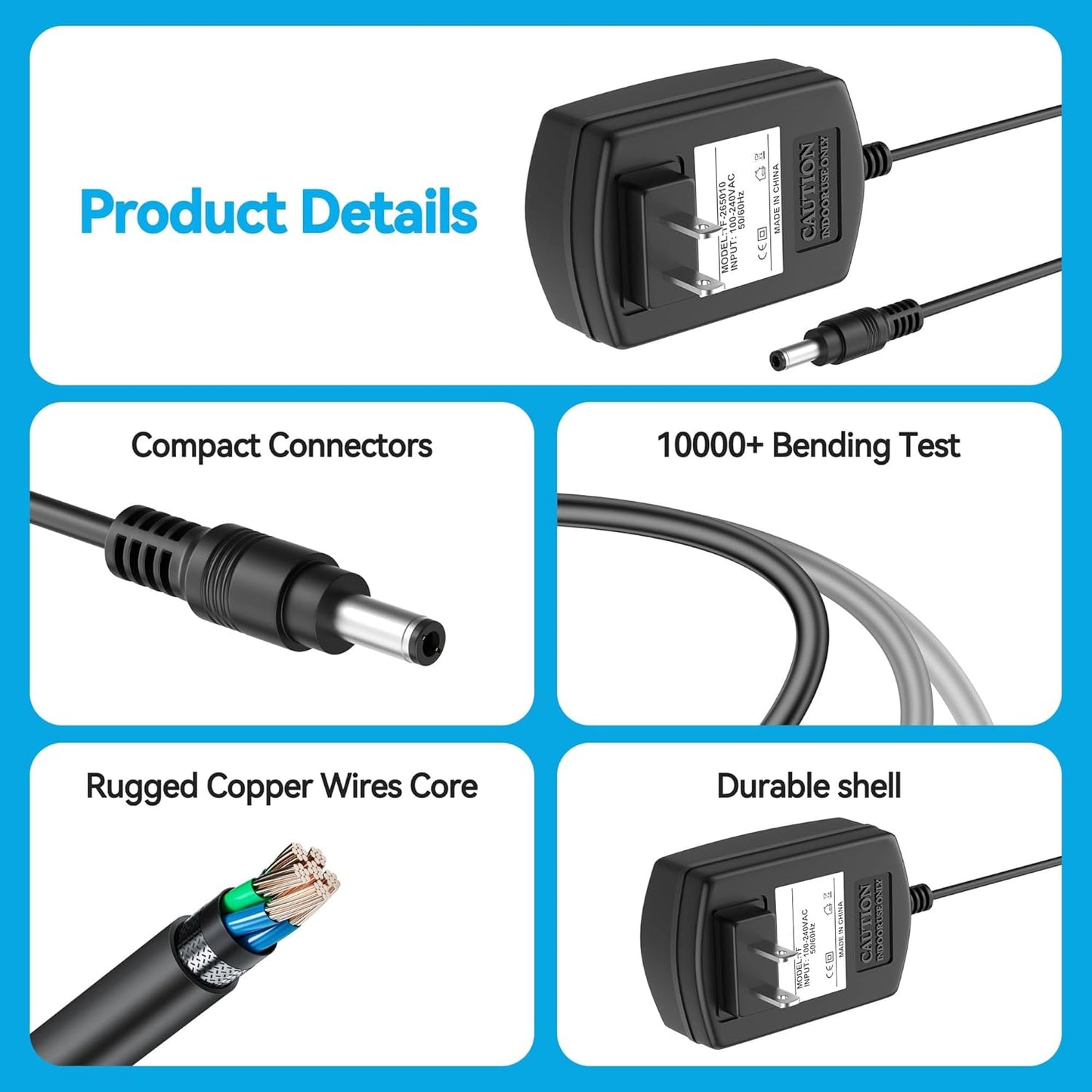 1610982 2524 2144 1984 19841 19844 1985 1985T K12S270050U CJP-Geek Charger Adapter Replacement for Bissell AirRam