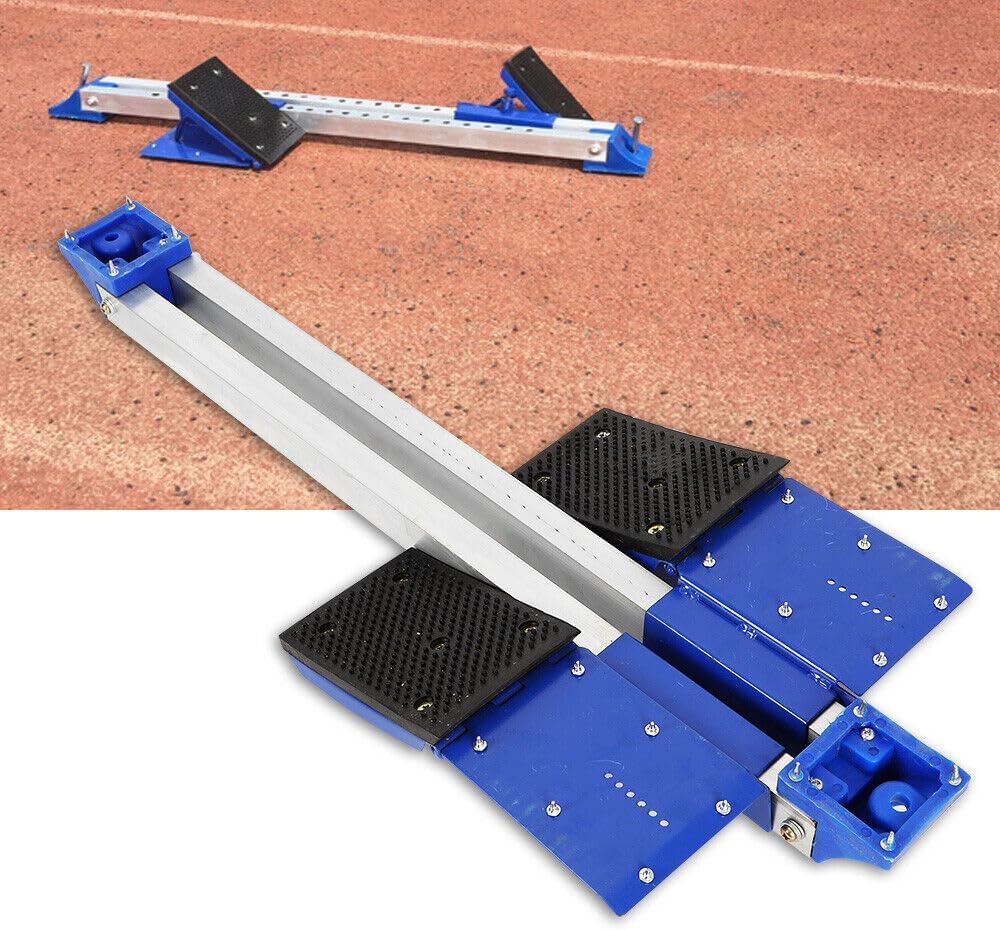 Mahugde Professional Starting Block, 6 Adjustable Starting Block Multi-Function Starting Block for Athletic Scholastic Track Sport Runway Running Competition