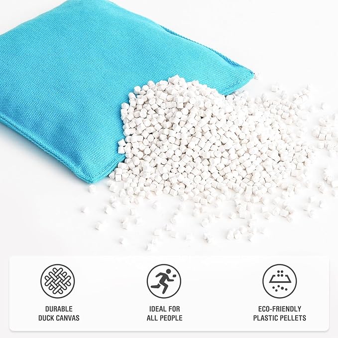 Cornhole Bags Set of 8 Regulation Corn Hole Bean Bags for Cornhole Game, Professional Weather Resistant Corn Hole Bags with Tote Bag