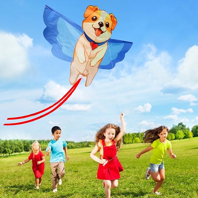 HENGDA KITE Animals Kite for Kids Beginners and Adults Cute Design High Definition Printing Easy to Carry