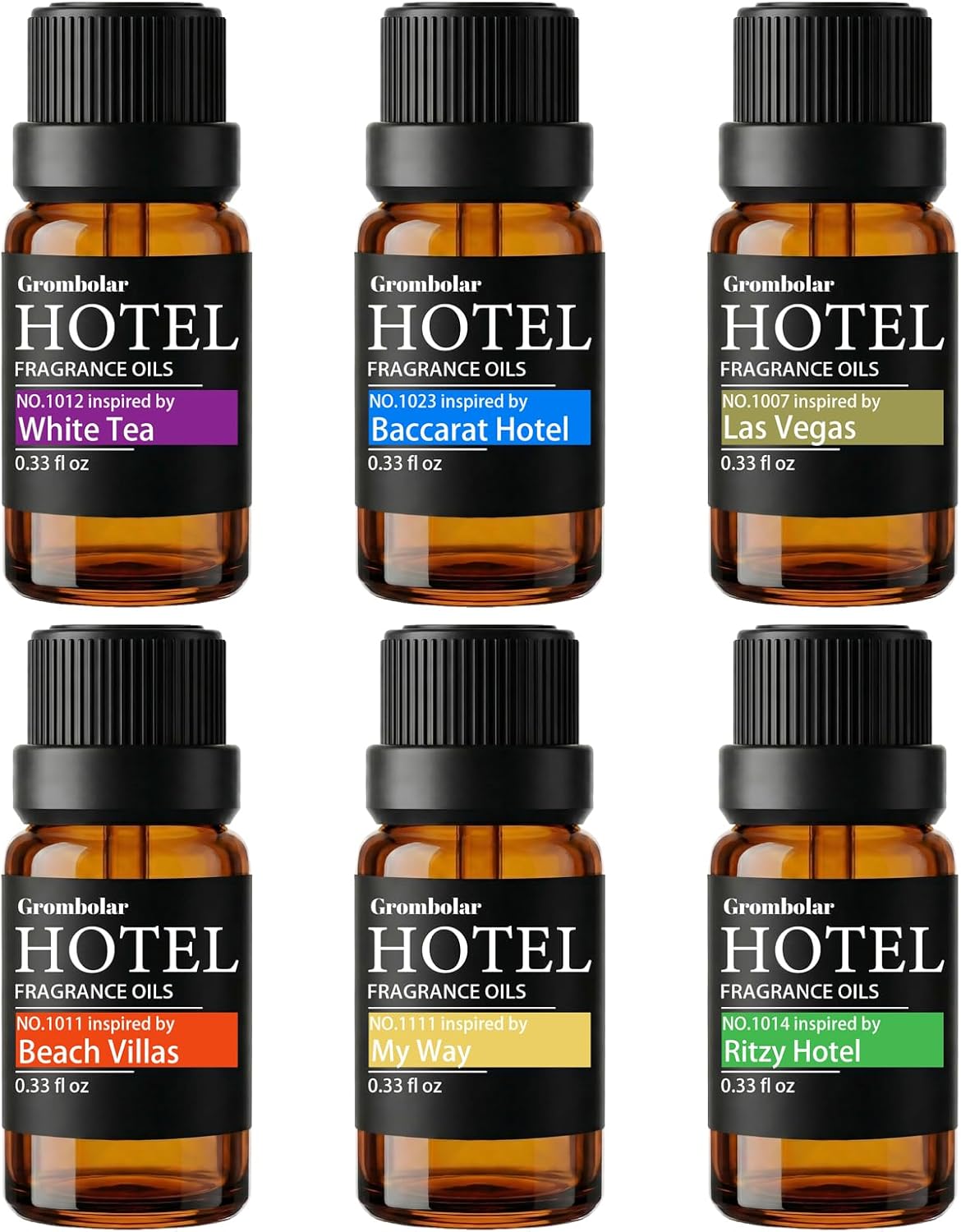 Skiennix Essential Oils Set | Hotel Collection Diffuser Oils - Premium Fragrance for Home Care