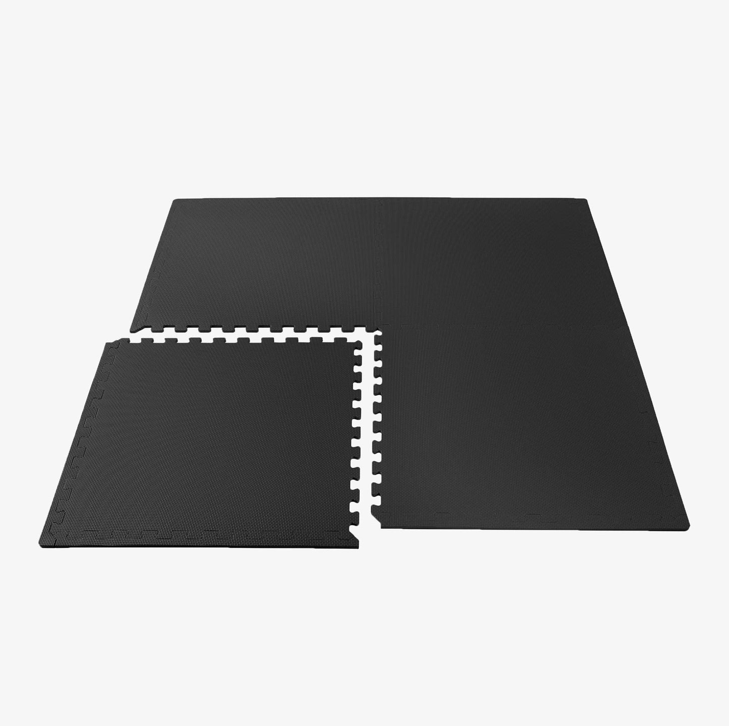 We Sell Mats 3/8 Inch Thick Multipurpose Exercise Floor Mat with EVA Foam, Interlocking Tiles, Anti-Fatigue for Home, or Gym, 24 in x 24 in
