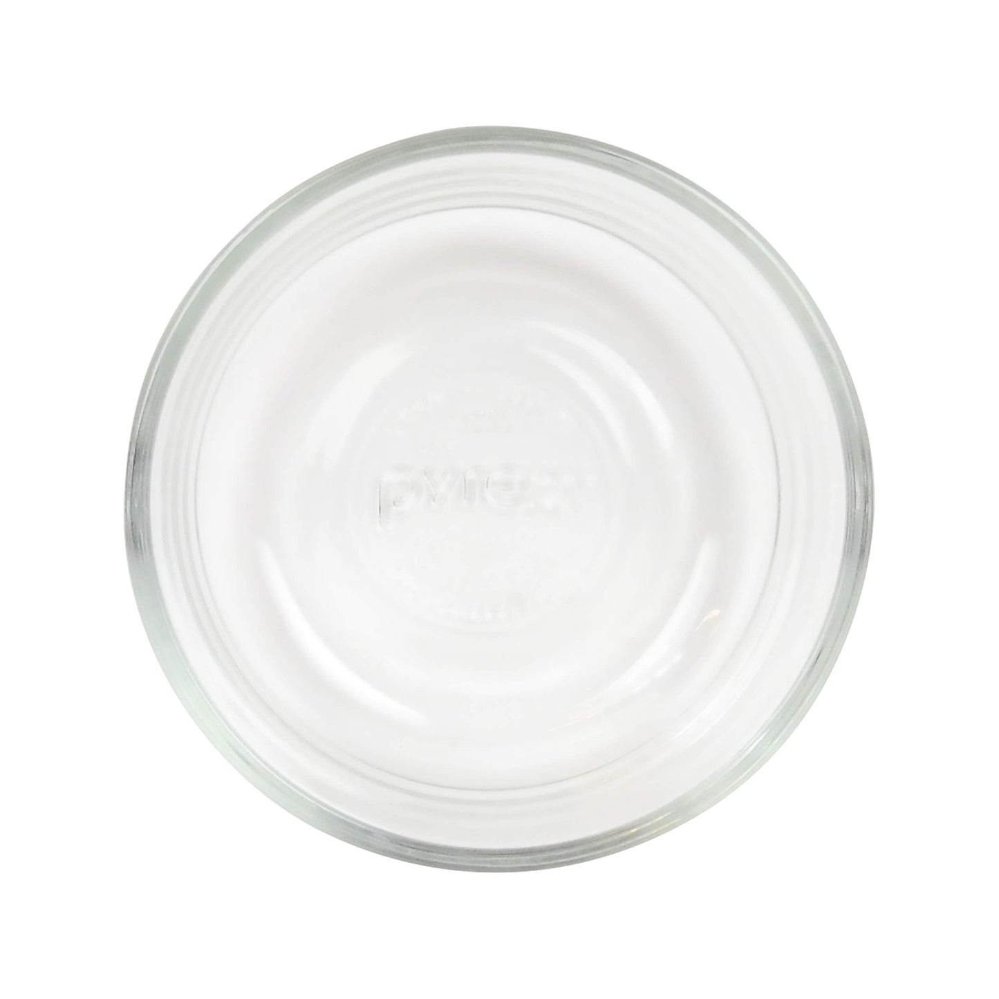 Pyrex 7202 1 Cup Glass Bowls & 7202-PC Plum Purple Lids (6-Pack) - Made in USA