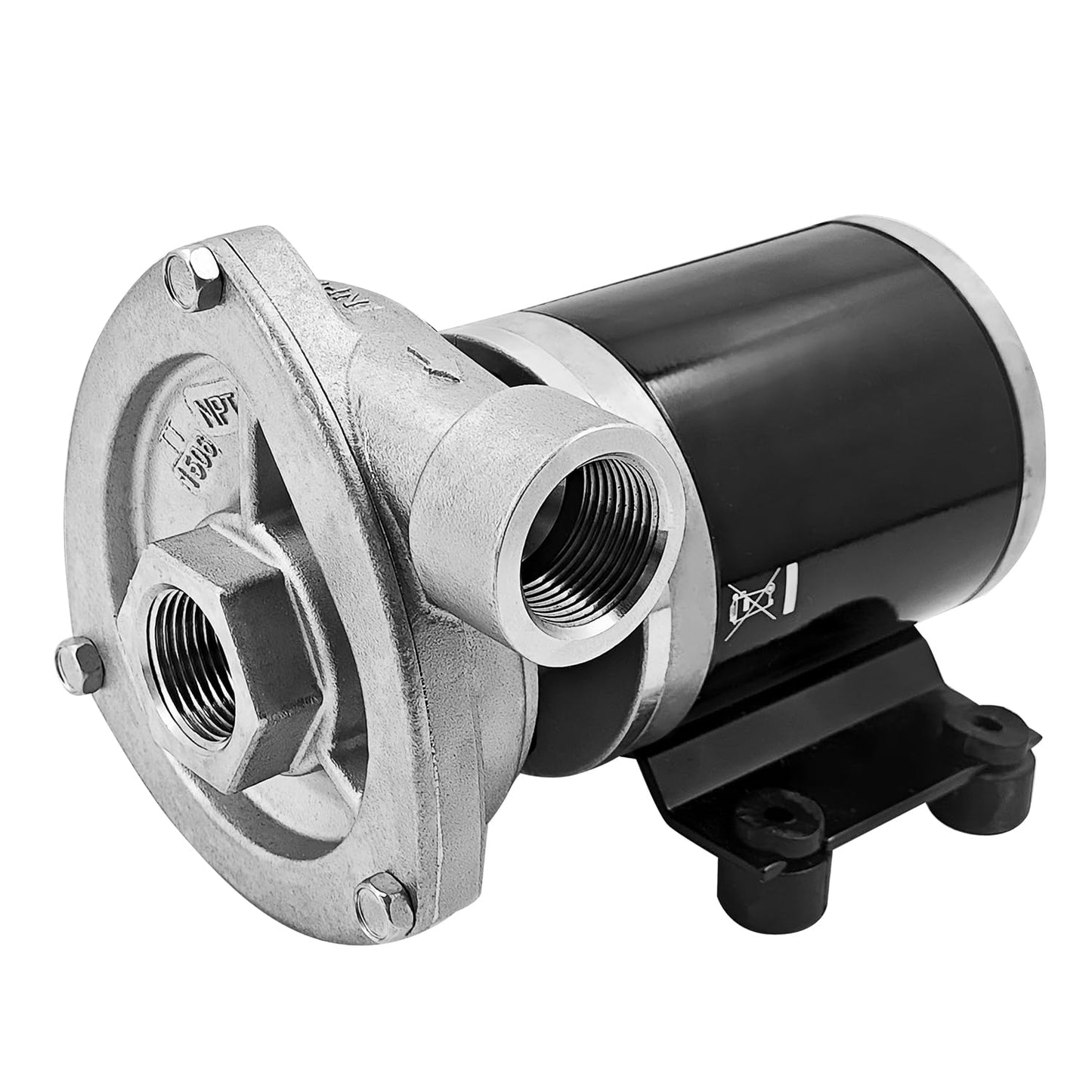 50840-0012 12V ‎29.7GPM Low Pressure Marine Centrifugal Pump Replacement for 50840-0012 Cyclon Centrifugal Pump 8.7Psi 3/4"NPT Stainless Steel Electric Water Pump for Marine & RV