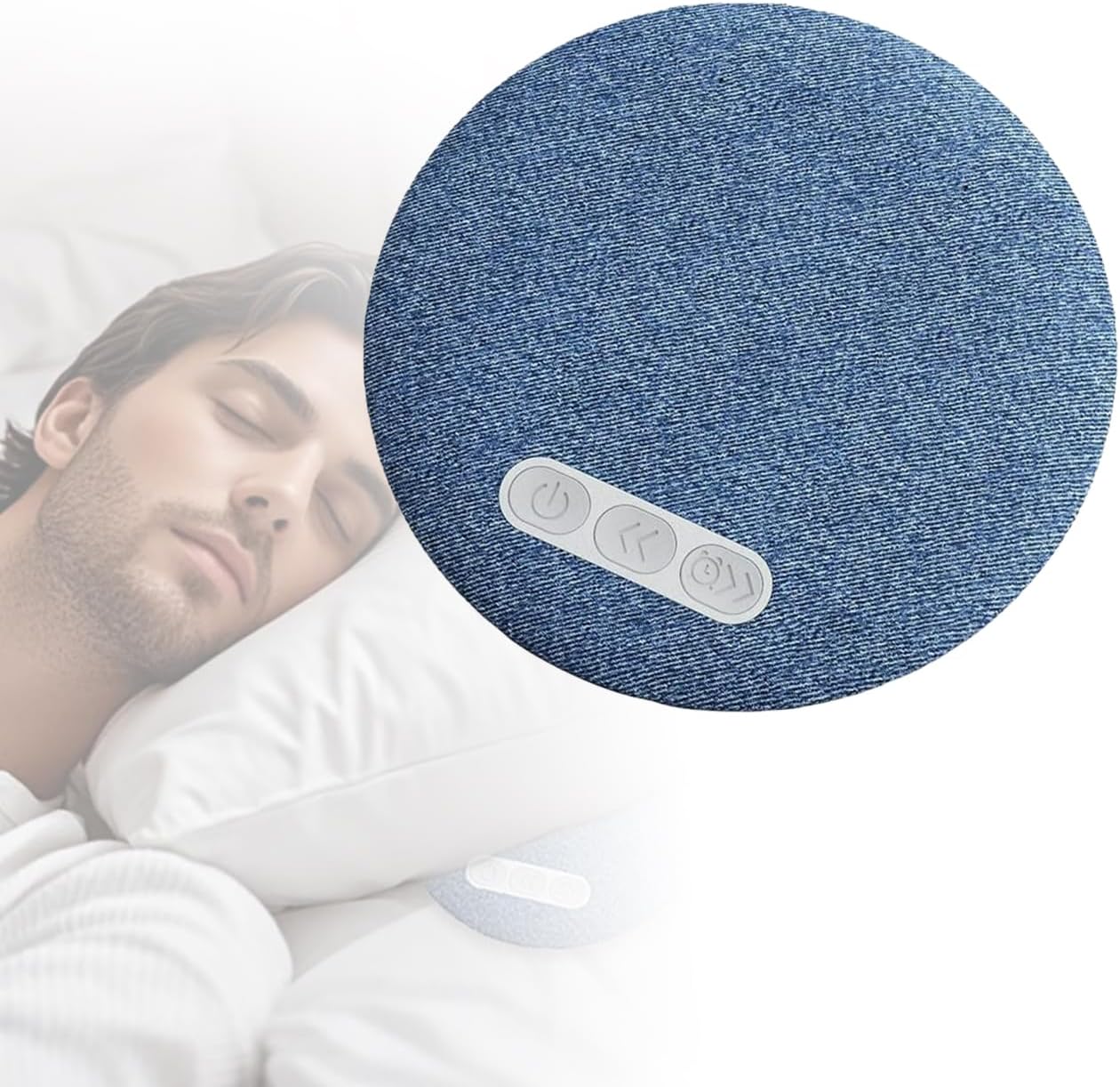 Sleeping,2026 5.3, 30/60 (1PC) SakerPlus Pillow Speaker for Bone Conduction Pillow Speaker with Bluetooth Min Timer