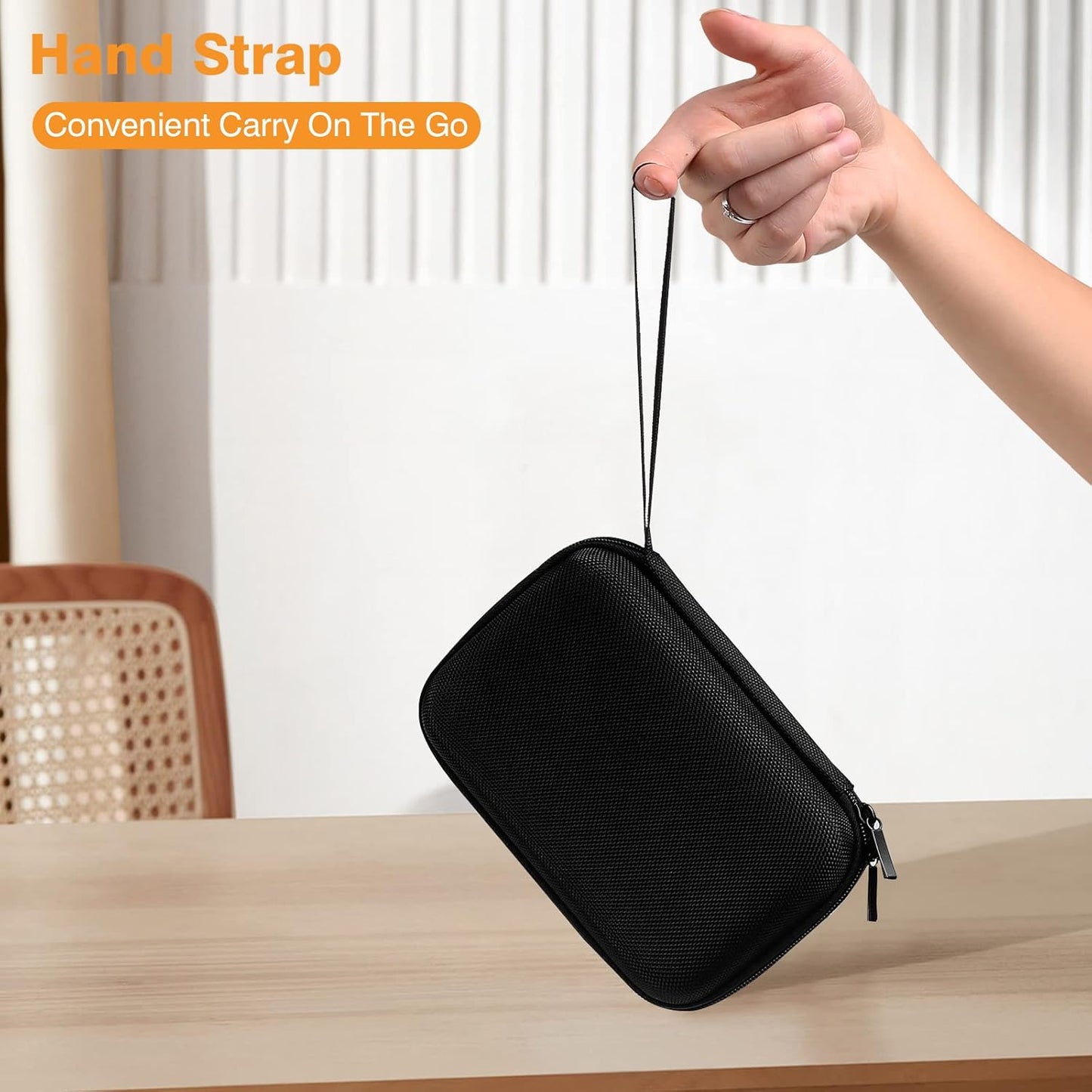 MoKo 7-Inch 7" GPS Carrying Case, Portable Hard Shell Protective Pouch Storage Bag for Car GPS Navigator