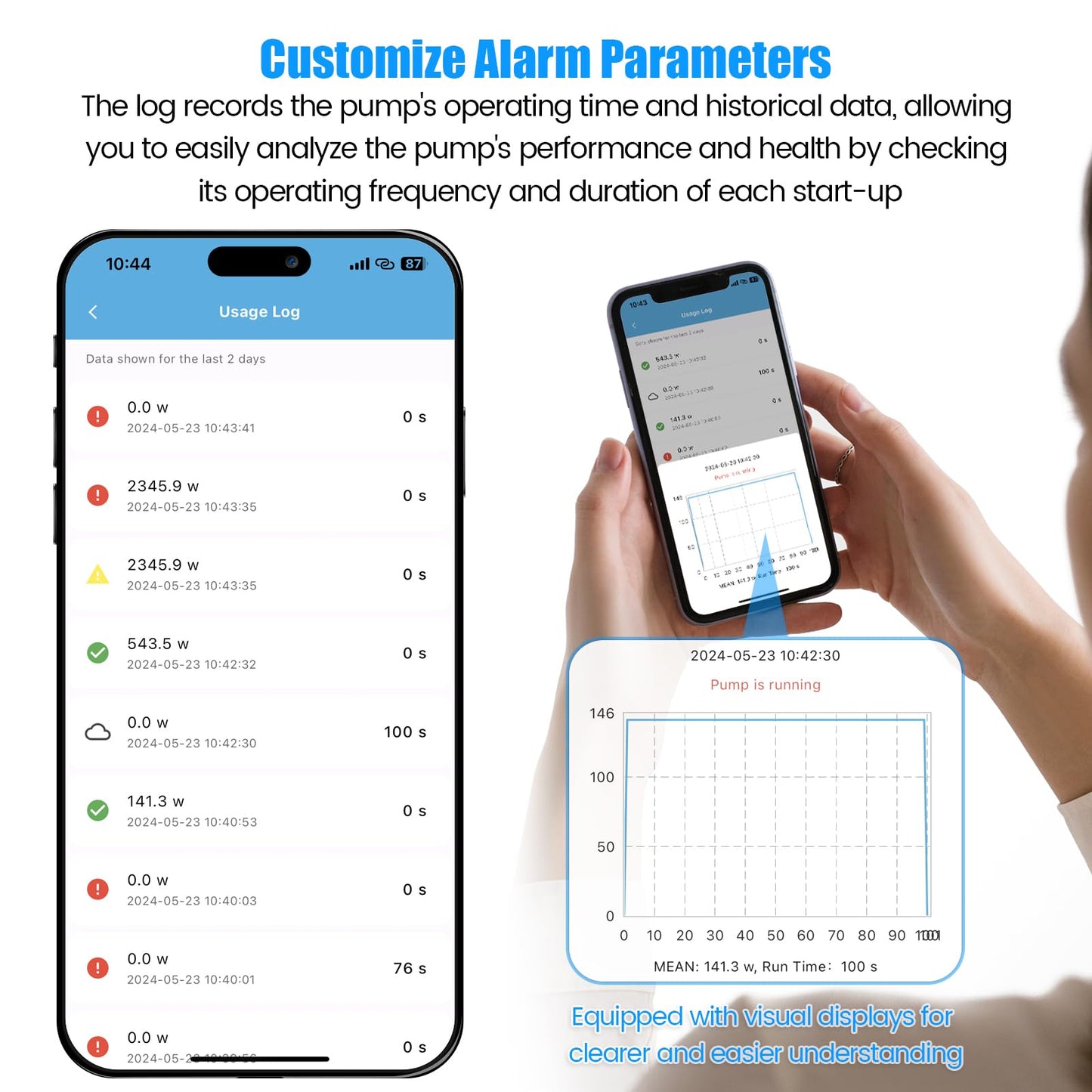 Sump Pump Monitor – Ortis WiFi Sewage Pump Alarm with Real-Time Status, Overload, Float Switch Jam & Power Outage Alerts, Compatible with 1/6HP–2HP Pumps