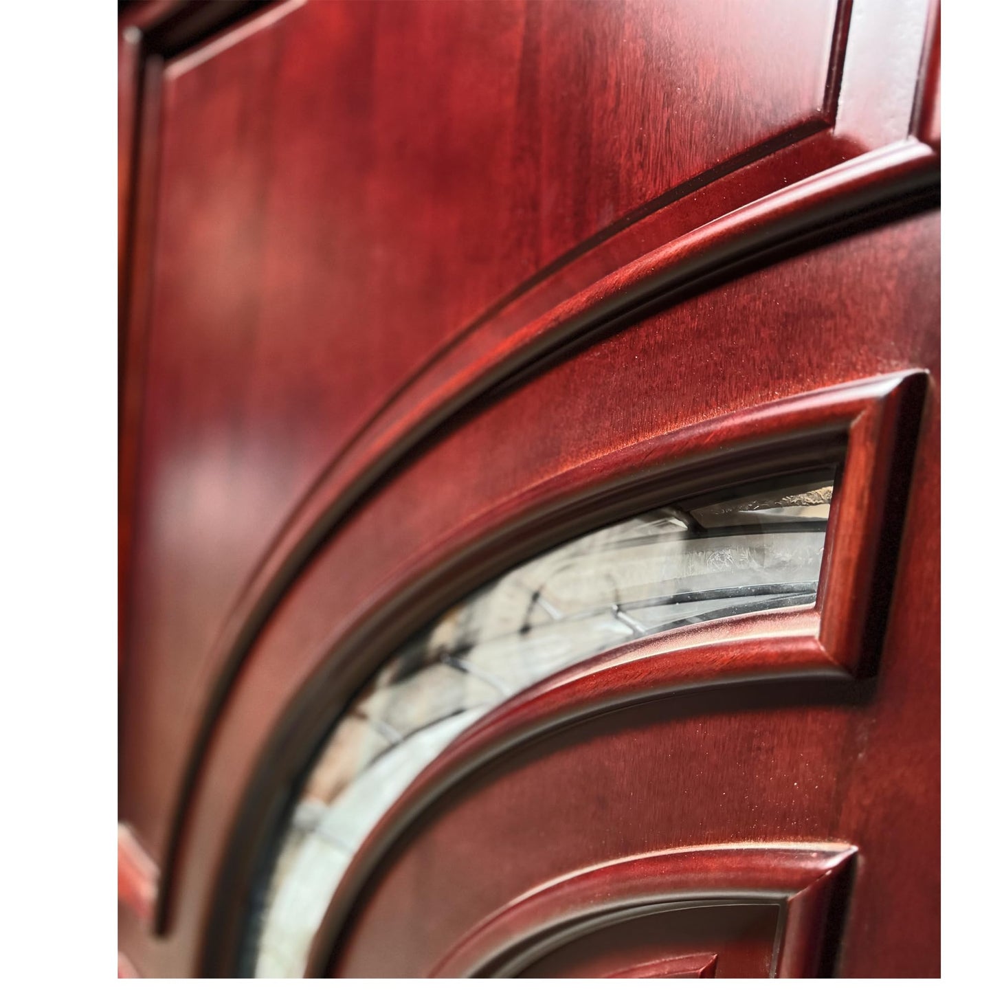 BGW-M580E-73 1/4" X 97" X 5 1/4" R/H Prehung Entry Front Door with Brickmould and Both Doors are Active.