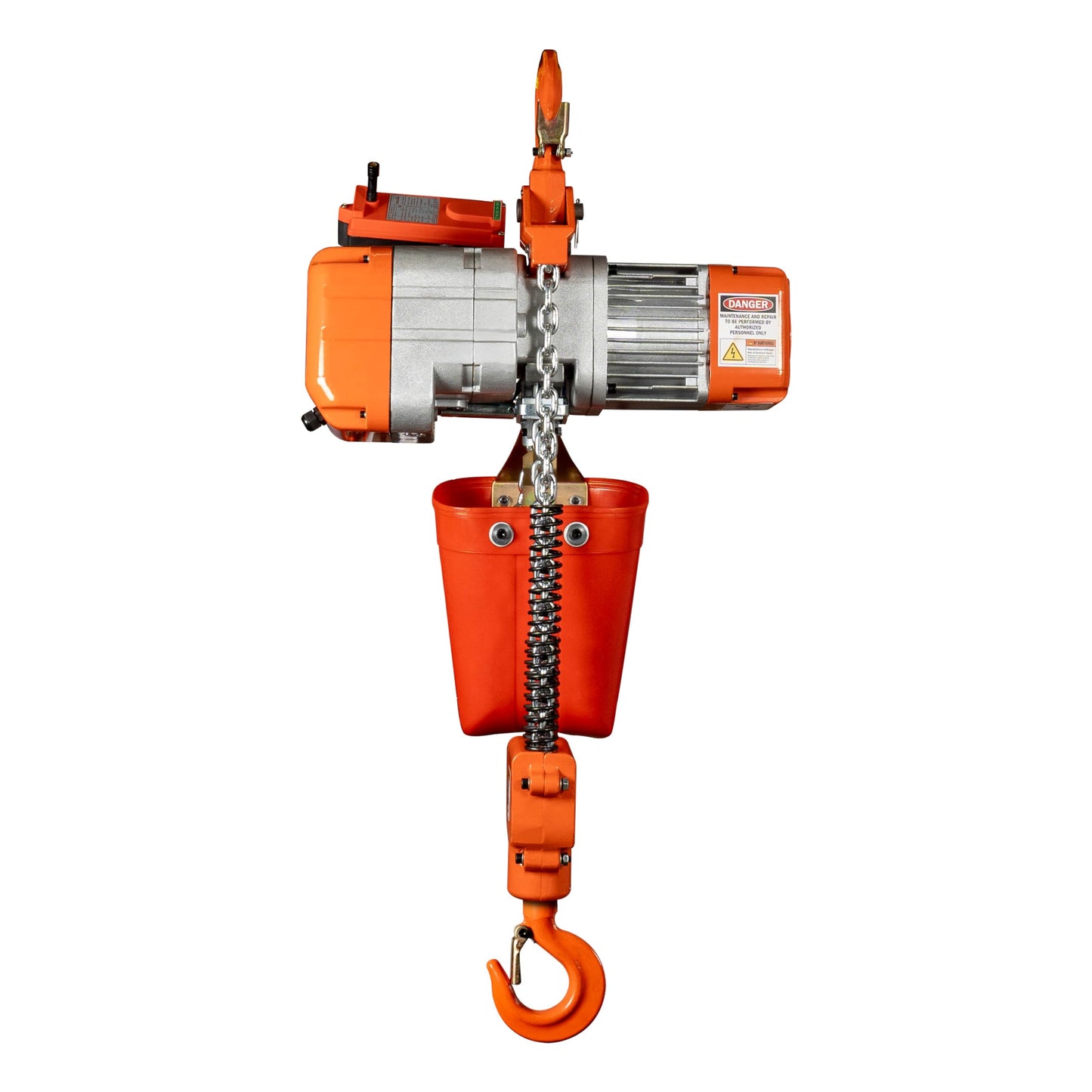 Prowinch 2200 lbs 1 Ton Electric Chain Hoist with Remote Control 110V- 20 ft Lifting Height, 1 Speed, Single Phase with G80 Chain, H2 Duty for Overhead Crane, Warehouse