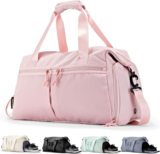 Weekender Duffel Bag with Shoe Compartment And Wet Pocket-Luggage Everyday Overnight Bag for Men and Women Travel-Carry On Gym Bag