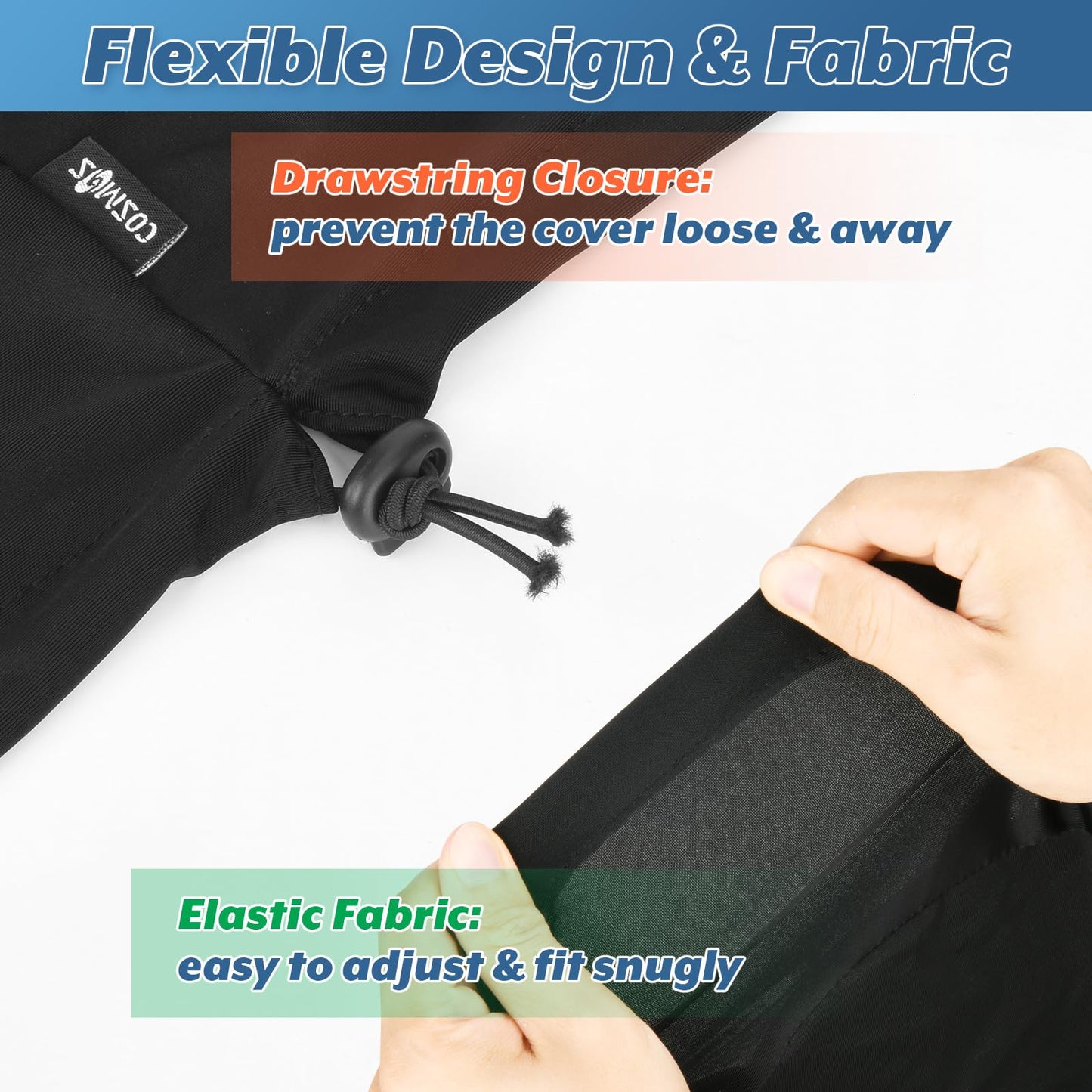 Cosmos Vibration Plate Cover Stretchy Dust Guard Sleeve for Vibration Plate Machine Protector Dust Cover Compatible with Life-pro Body Vibration Plate for Fitness Gym Weight Loss Shaping Home Exercise