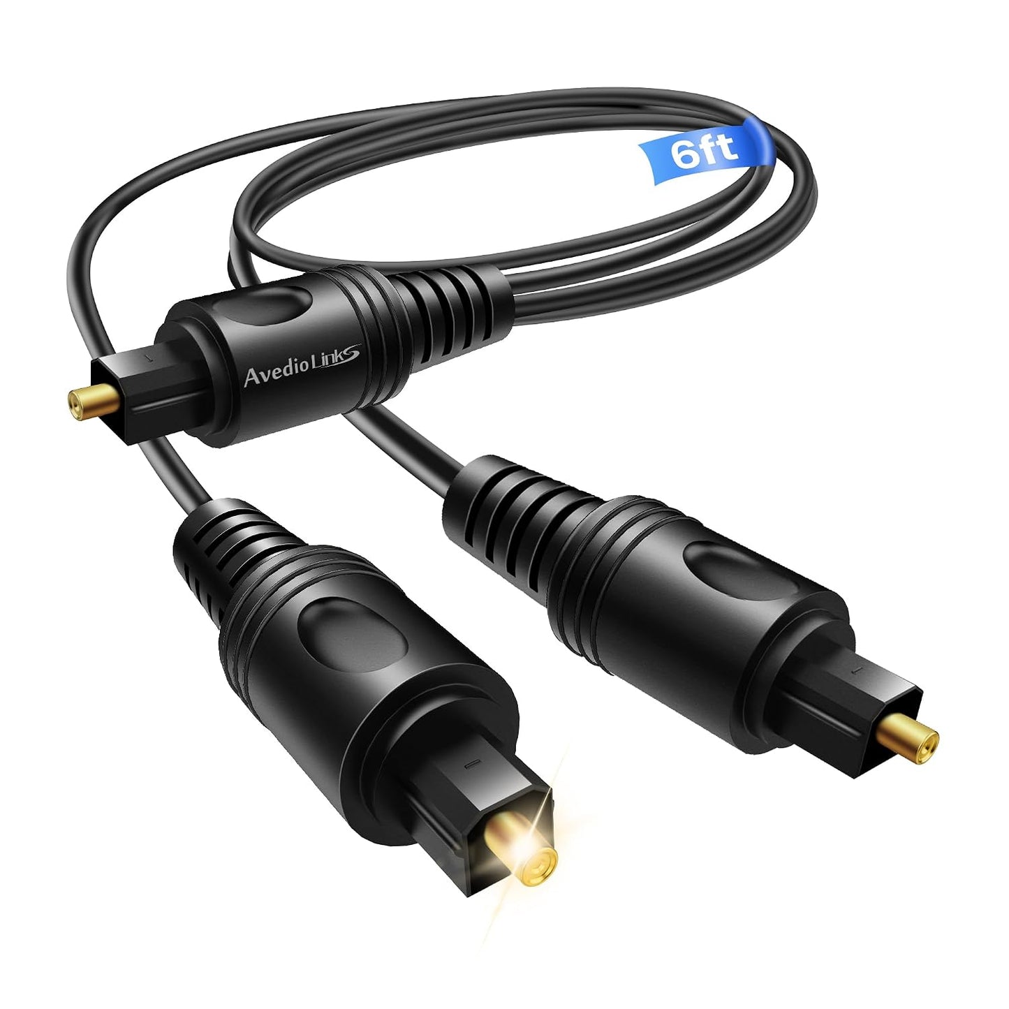 1 2 6ft, 1 2 PS3/PS4) avedio links Digital Audio Splitter in Out Toslink Digital Fiber Optic Audio Splitter Male Input