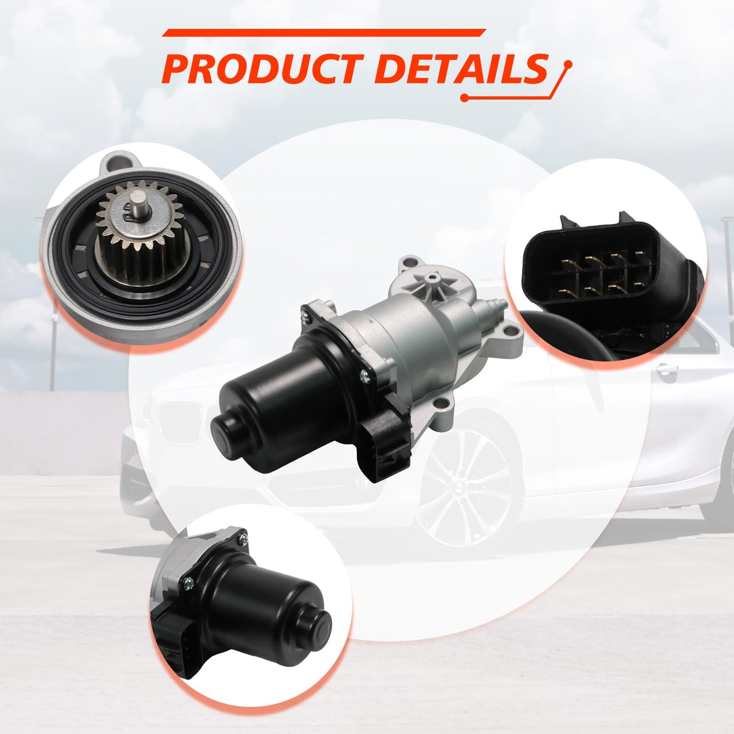 YDMON 4WD Transfer Case Shift Motor Actuator 600-899, Compatible with Avalanche Tahoe Sierra 1500 Yukon XL Silverado 1500 2007-2018, Replaces Transfer Case Shift Motor Assembly 19258696 23369032
