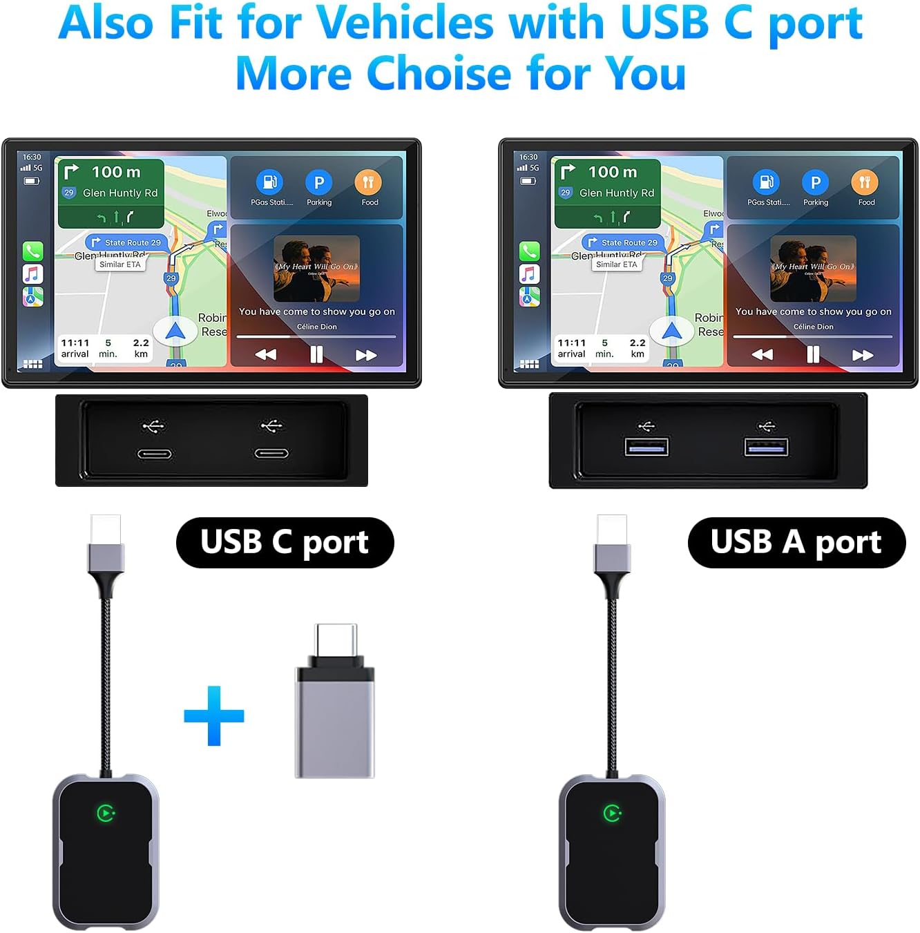 ySky Seamless 2017 10+(Plug Wireless Carplay Adapter, Multi-User Connection for Converts Wired to Wireless carplay