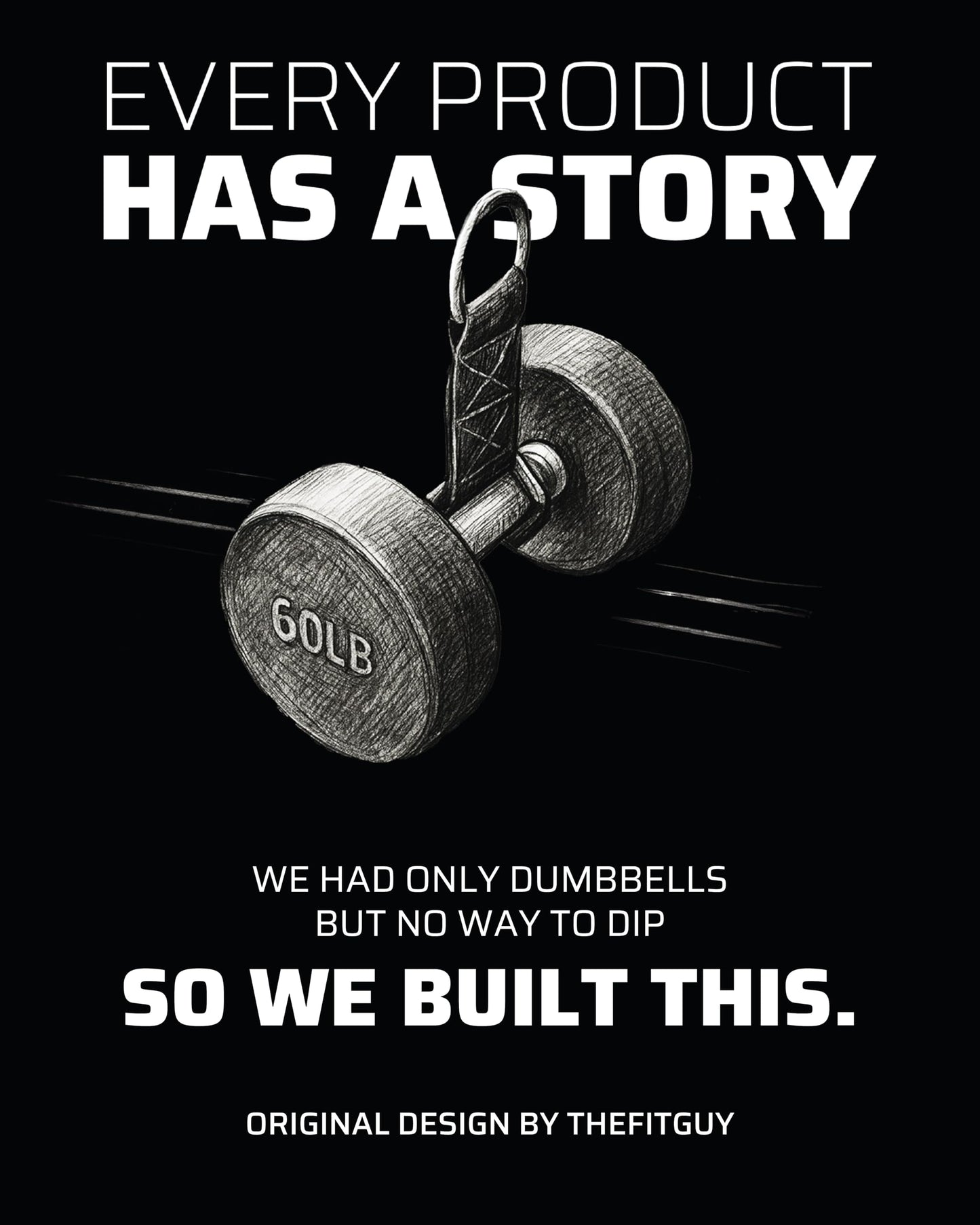 THEFITGUY Dumbbell & Barbell Loading Straps | Attachment Straps for Dips, Pullups, Squats | Ultra Strong, Heavy Duty & Secured | Attach any Dumbbell & Barbell to any Dip Belt | 8” & 6” Straps Included