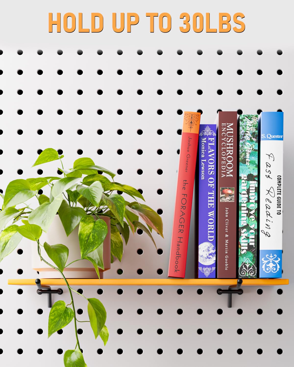 INCLY 60 Pack 2/4/6 Inch Black Pegboard Hooks, 1/4" Heavy Duty Peg Board Shelving Hooks Accessories, Peg Board Tool Hangers Fit for 1/4" Pegboard Hanging Tools Garage, Craft Organizing, Kitchen, Store