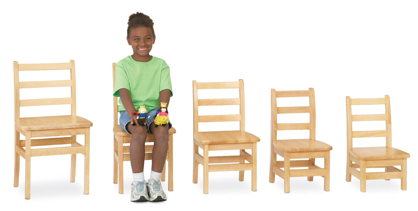 Jonti-Craft 5918JC KYDZ Ladderback Chair, 18" Height