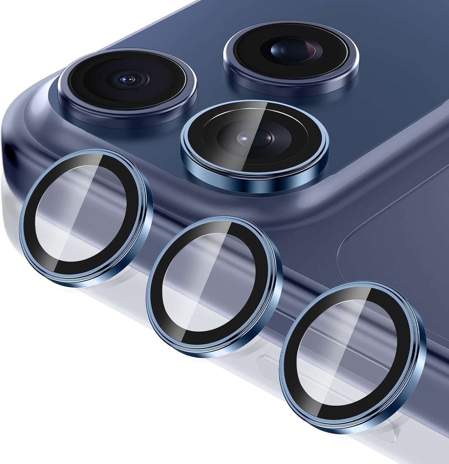 Casetego 17 17 Protector,9H for iPhone Pro Max/iPhone Pro Camera Lens Hardness,Scratch Resistant,Ultra-thin Tempered