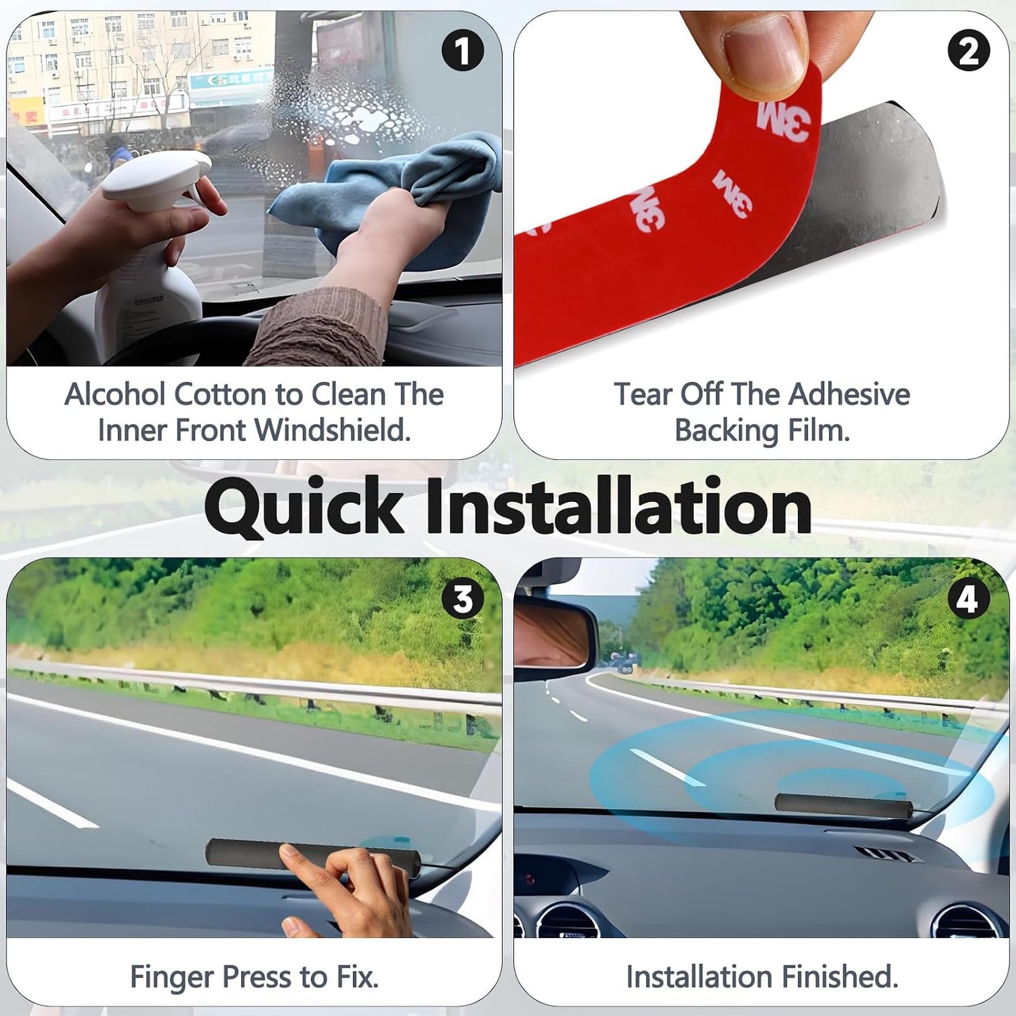 SZSAUTO 4G 2.4GHz Vehicle LTE WiFi Bluetooth Hidden Antenna Adhesive Mount Patch Antenna for Vehicle SUV Car Stereo