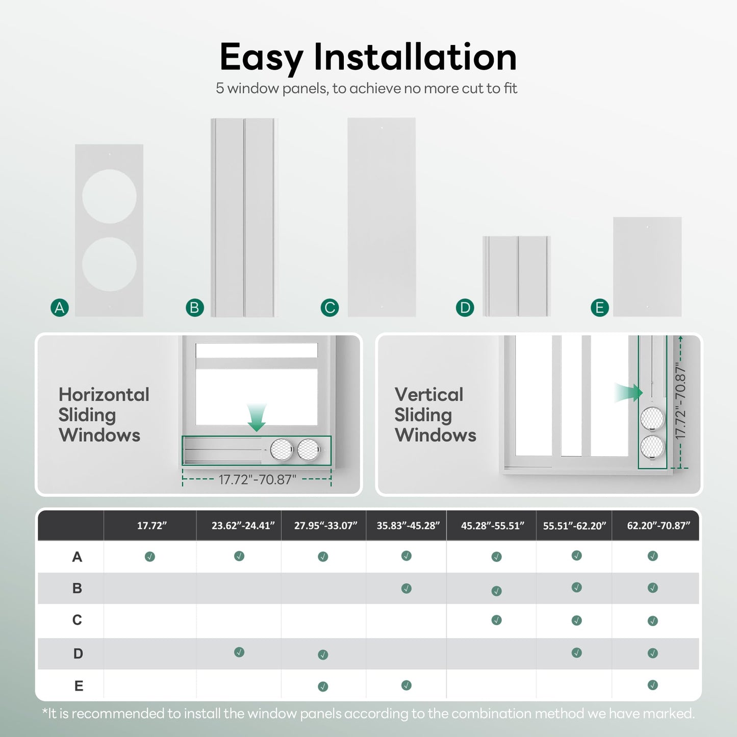 ZAFRO Smart Inverter Portable Air Conditioners, 16000 BTU (12000 BTU SACC) Dual Hose Portable AC Unit with Energy Saving/Ultra Quiet(42dB)/Drainage-free Cooling/APP/Remote for Multi-Scenario Use