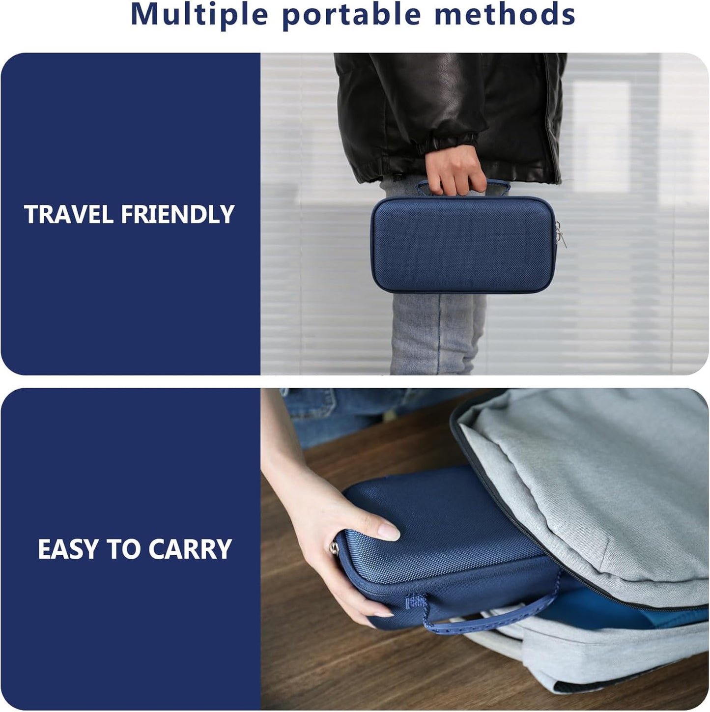Supmay Hard Carrying Case for Blue Tees Golf Player+ / Golf Player Pro GPS Speaker with Touch Screen Display, GPS