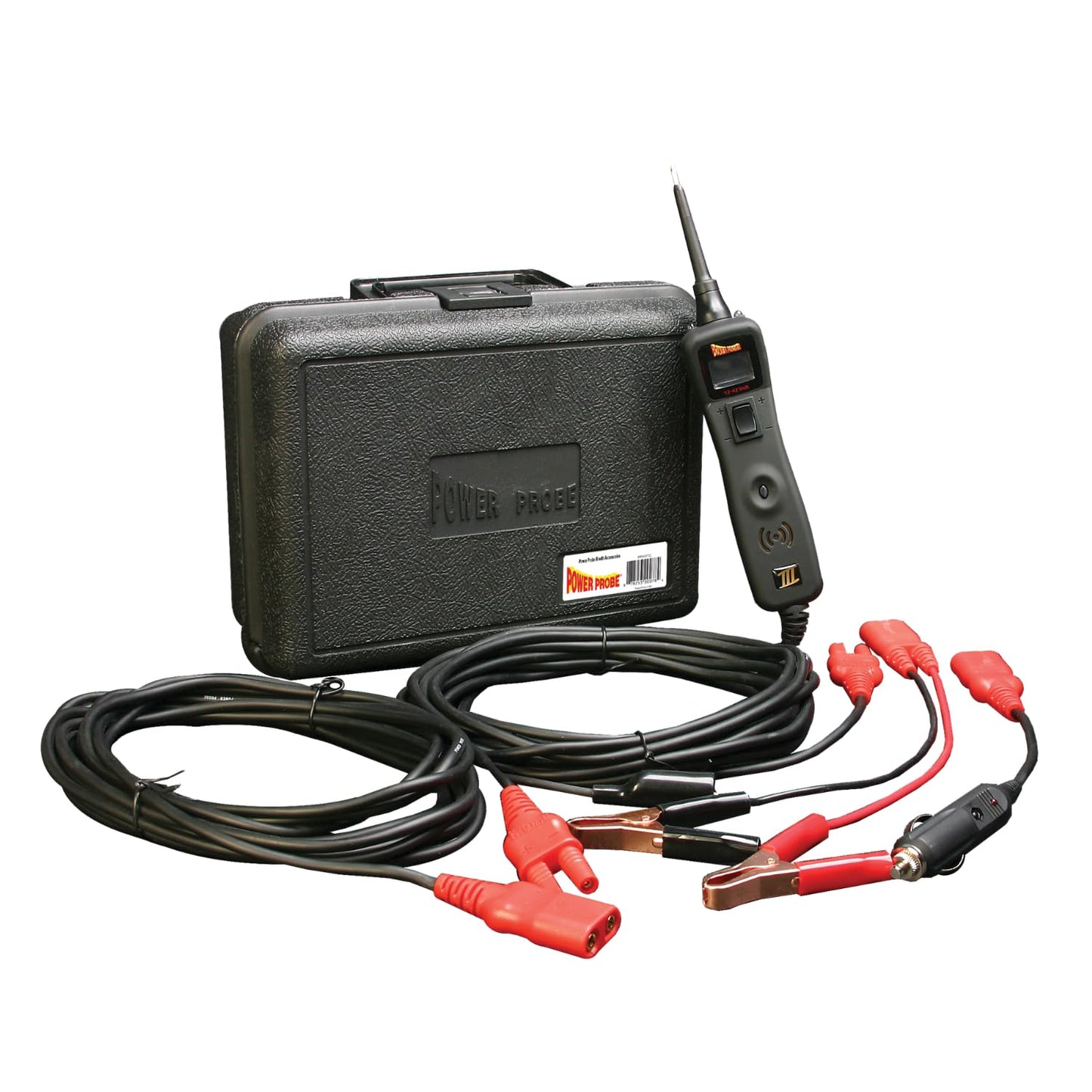 Power Probe III w/Case & Accessories - (PP319FTC) [Car Automotive Diagnostic Test Tool, Digital Volt Meter, AC/DC Current Resistance, Circuit Tester] (Black - Limited Edition)