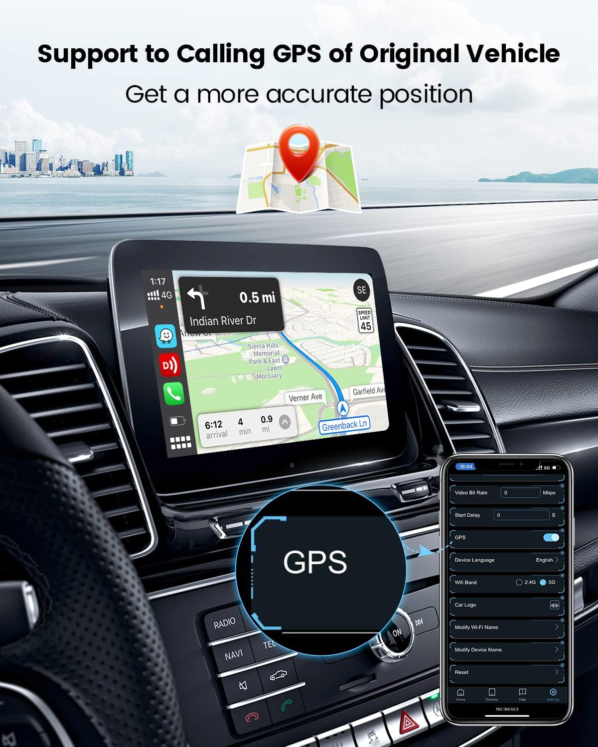 Carlinkit 3.0 2015 2026), Wireless CarPlay Adapter USB for Factory Wired CarPlay Cars (Model Year: to Wireless CarPlay