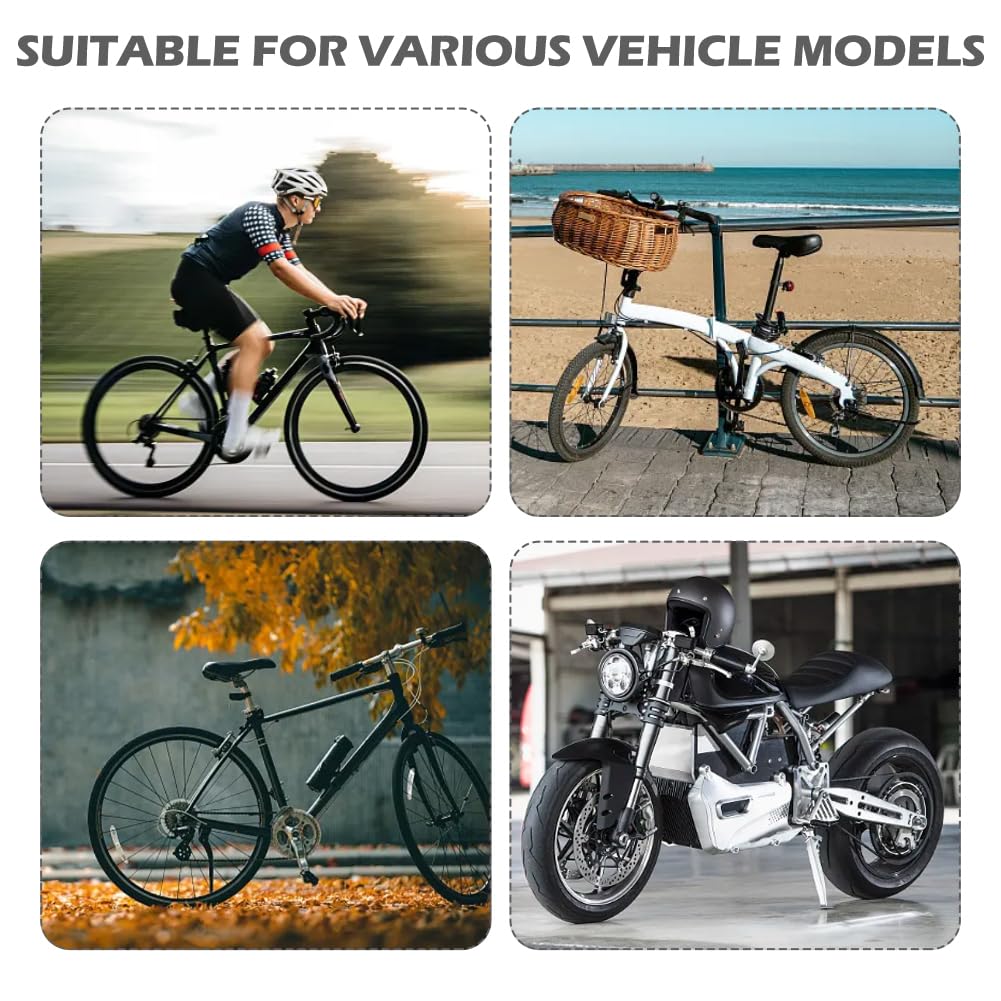 1 Pair Mini Bike Foot Pegs, Universal Bike Foot Rest, Aluminium Alloy Non-Slip Bikes Pegs, Folding Bikes Rear Pedals for Mountainbike, Folding Bicycle (颜色:Black)