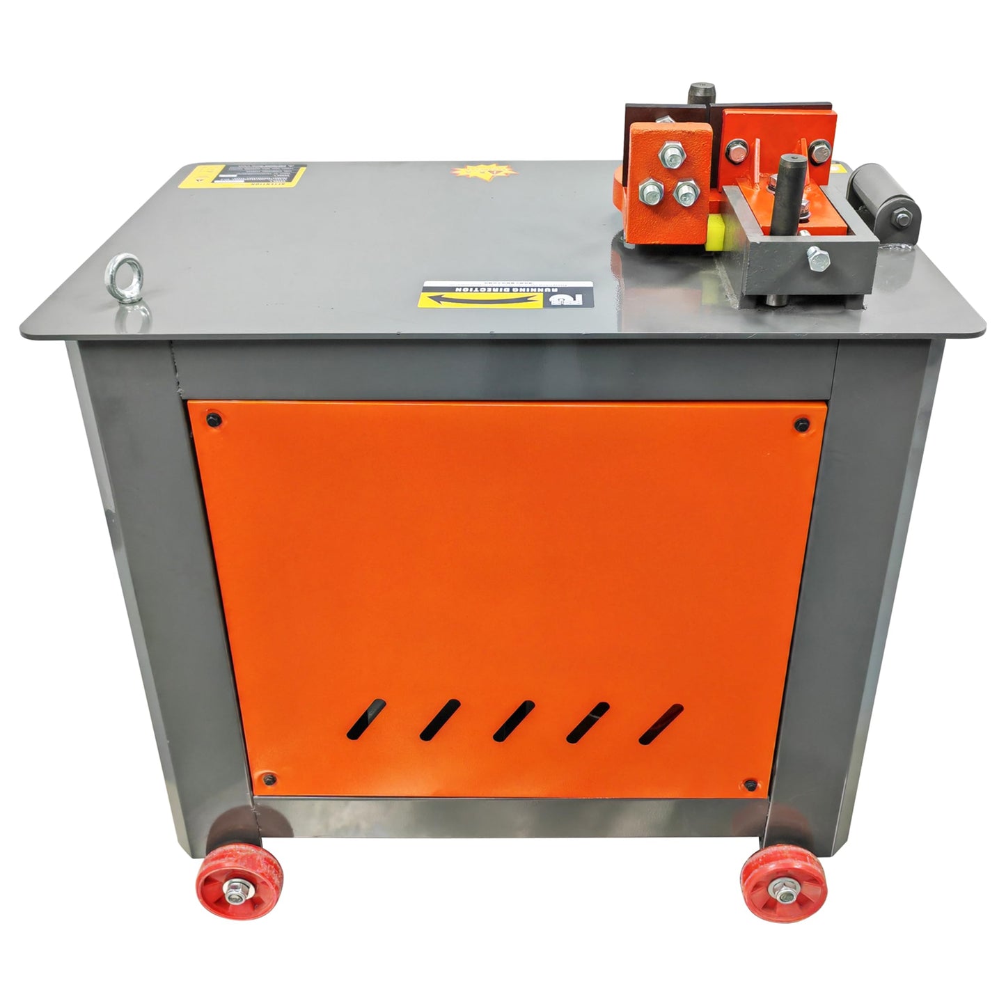 TECHTONGDA Rebar Bender Steel Bar Hoop Bending Machine for Φ18-22mm Steel Bar CNC Panel 220V