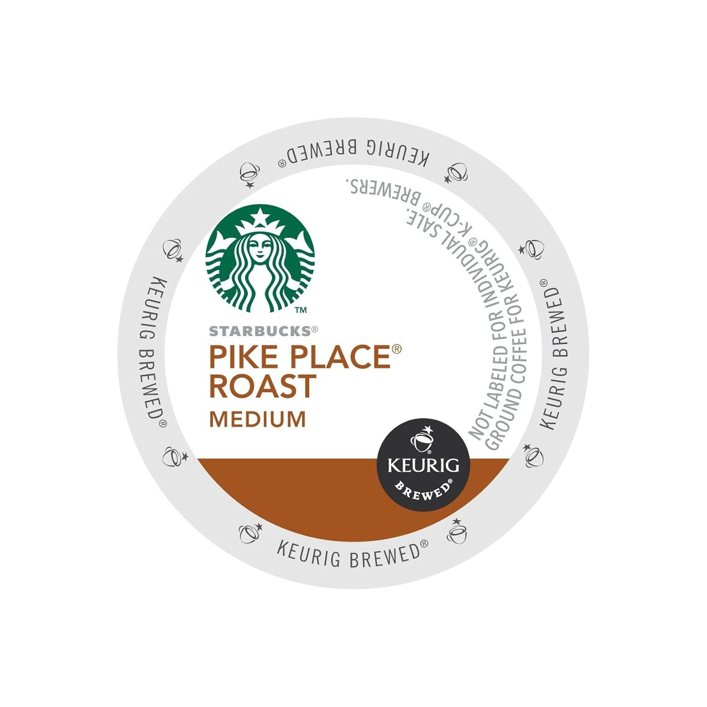 Starbucks Pike Place Roast K-Cup Pods - Rich Flavor for Keurig Brewers | 54 Count