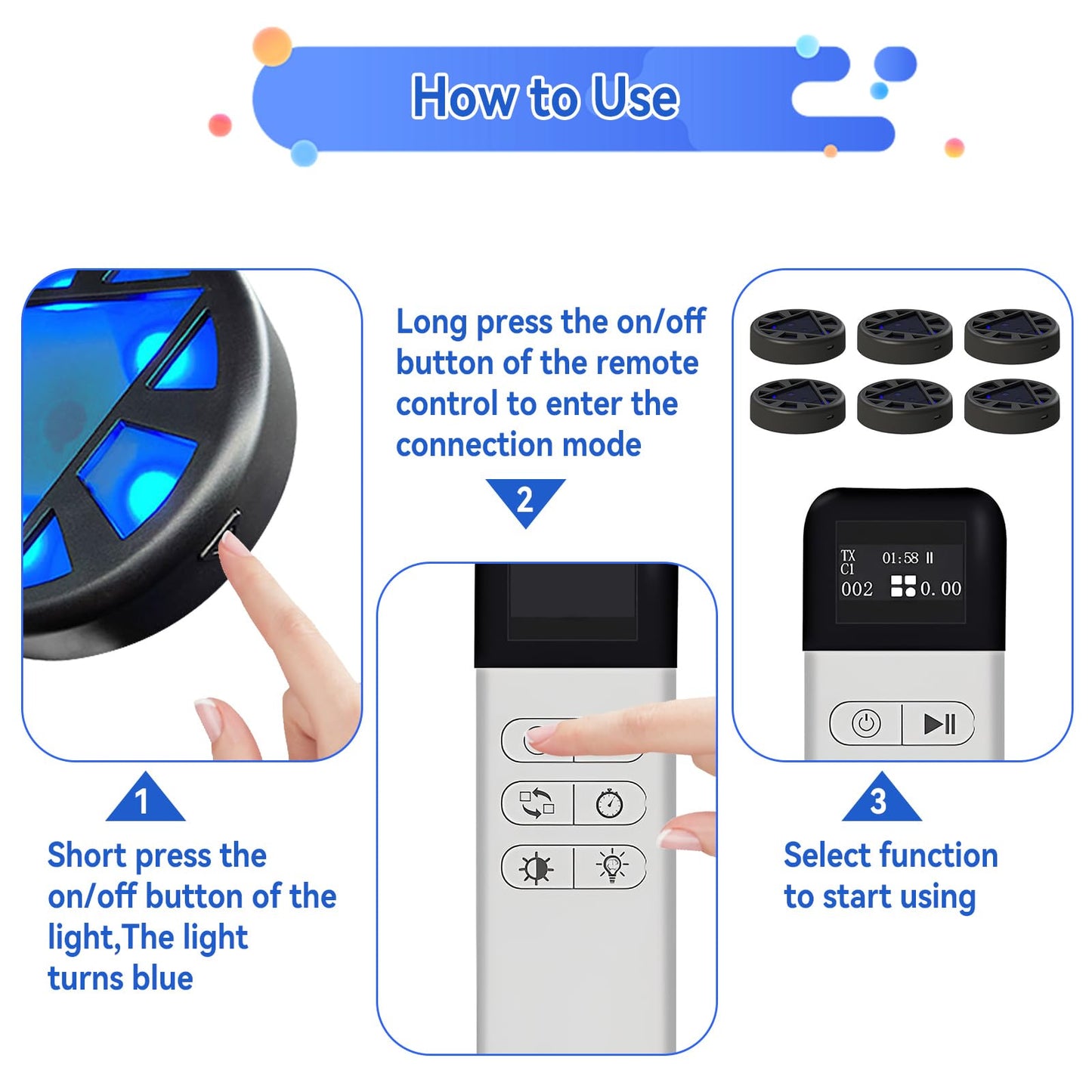 JOJOCY Reaction Training Light Magnetic, 5 Lights Color 6 Modes 30h Battery Life Improves Reaction Speed and Agility for Soccer, Basketball, Boxing, Rugby, Daily Entertainment