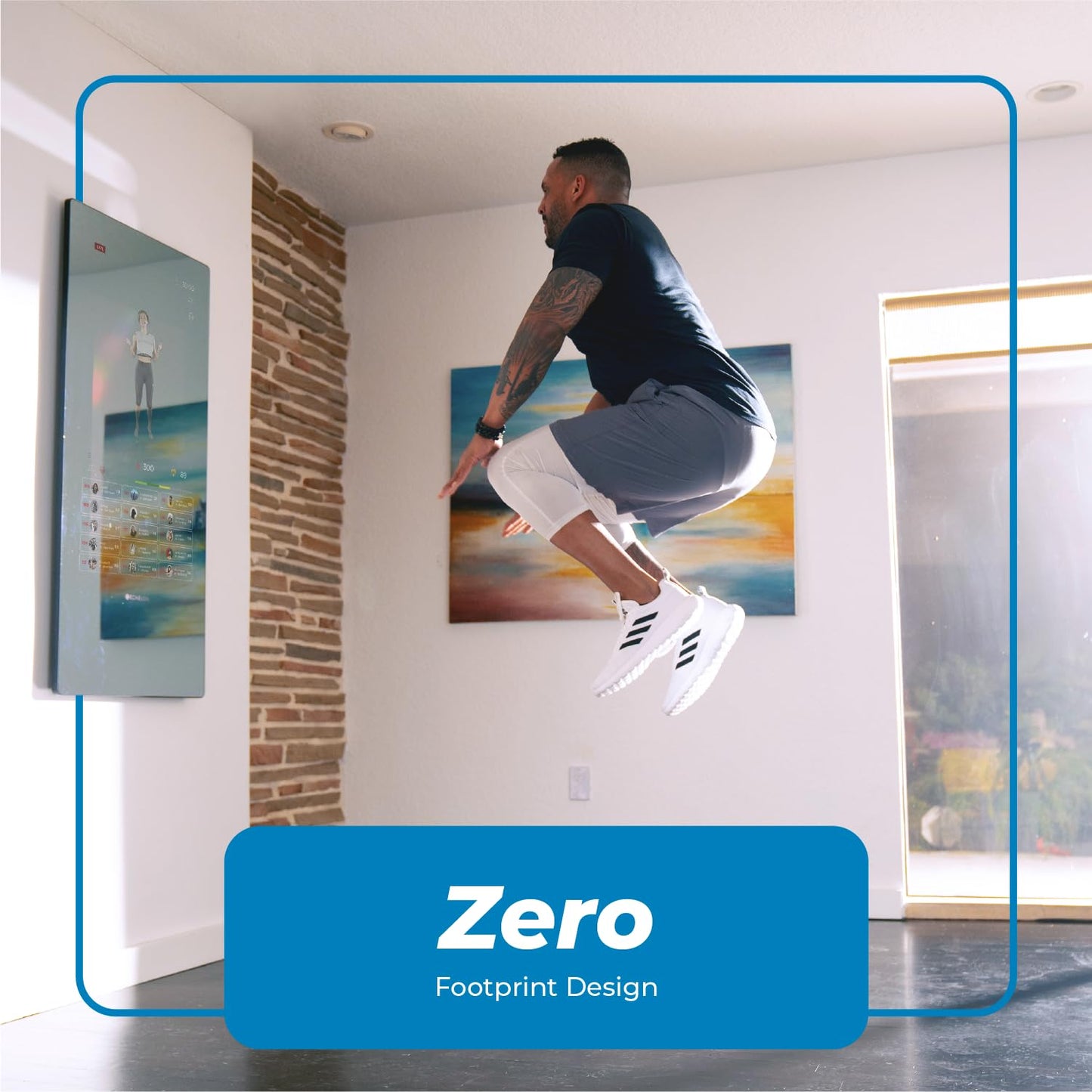 Echelon - Reflect Smart Connect Fitness Mirror - Echelon Mirror - Workout Mirrors for Home Gym - Smart Gym - Exercise Mirrors for Wall - 32" Full HD 1080p 60Hz Display - 30-Day Free Echelon Membership