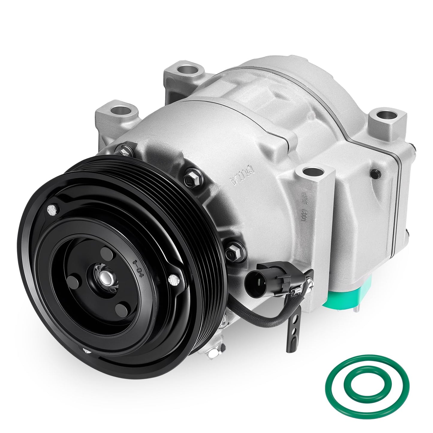 SYKRSS 68313 Air Conditioning A/C Compressor with Clutch Compatible with Hyundai Azera 2006-2011, for Sonata 2006-2009, Compatible with Kia Optima 2007-2008, for Sorento 2011-2012, GAS