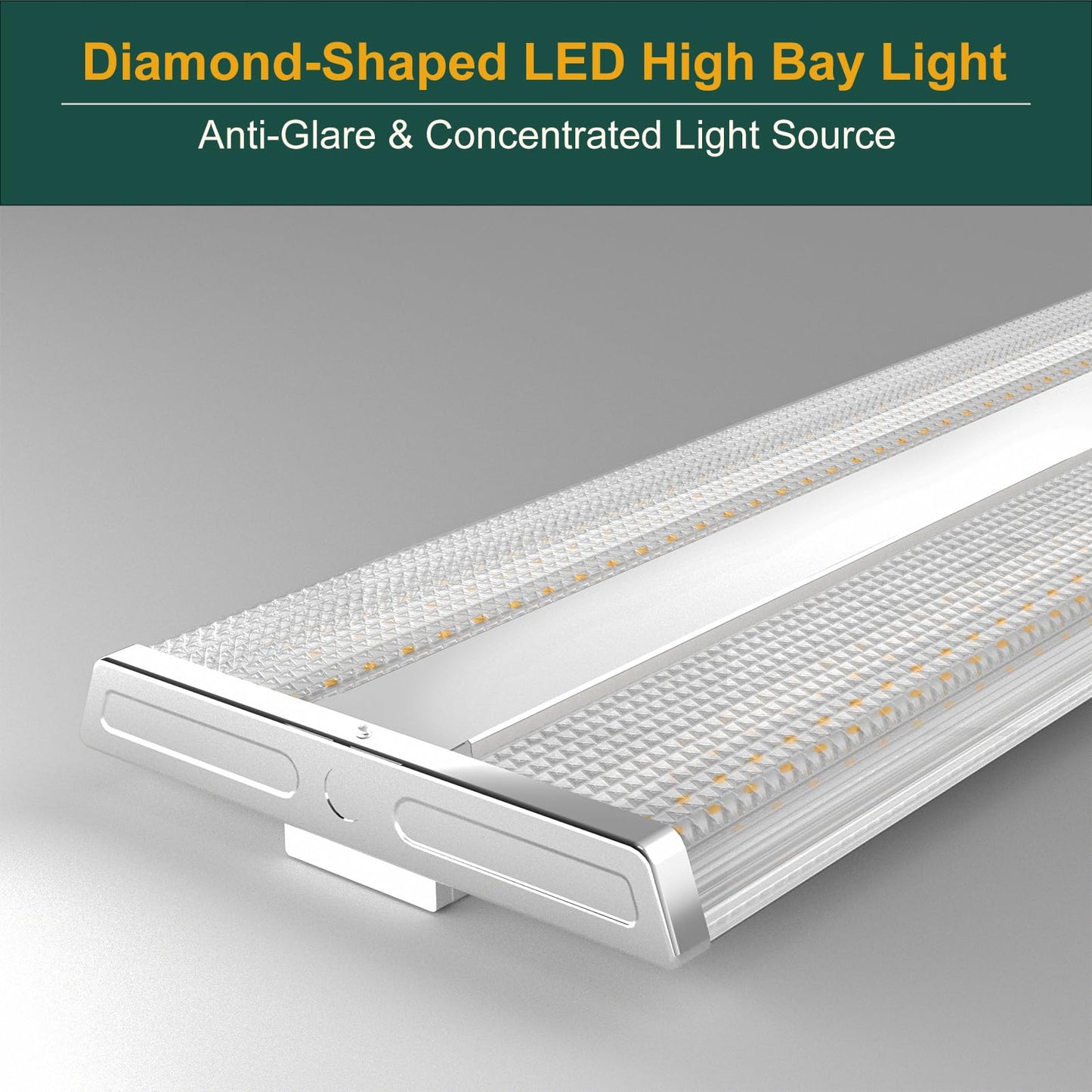 ACOHOOK 2FT 200W LED Commercial Linear High Bay Light 28000LM[Eqv.960W MH/HPS],AC100-277V【Driver Equipped】 5000K,Linear Hanging High Bay Light-4Pack
