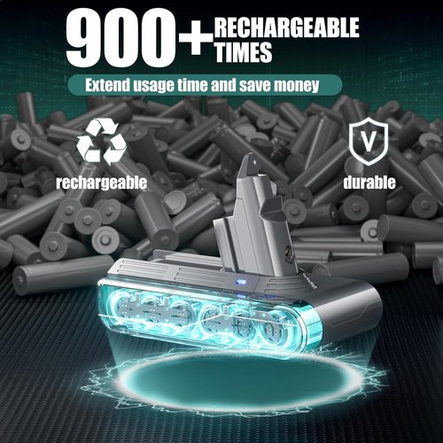 EGR Upgrade 21.6V V6 Battery Replacement - Compatible with Dyson V6 Animal & More | High Capacity