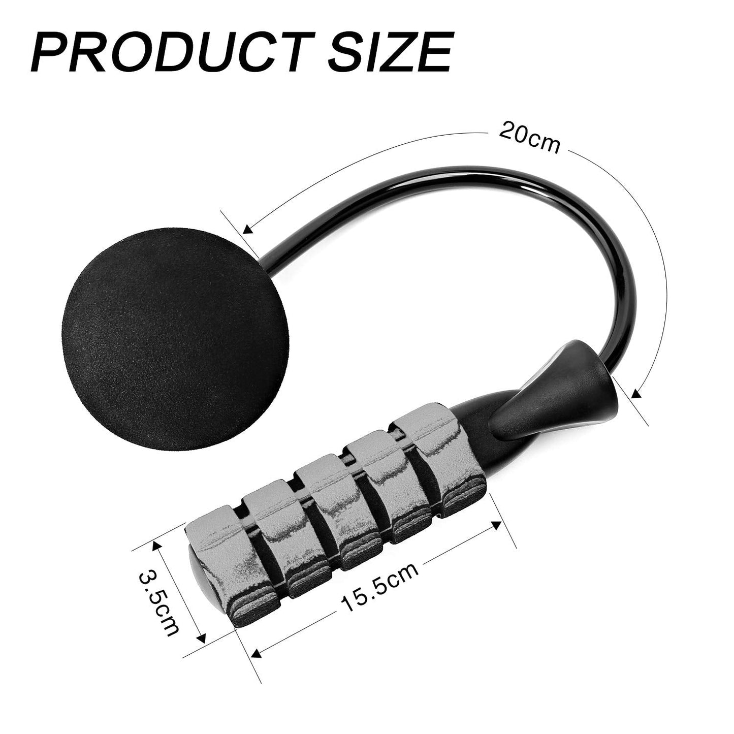 APLUGTEK Jump Rope, Training Ropeless Skipping Rope for Fitness, Adjustable Weighted Cordless Jump Rope for Men and Women