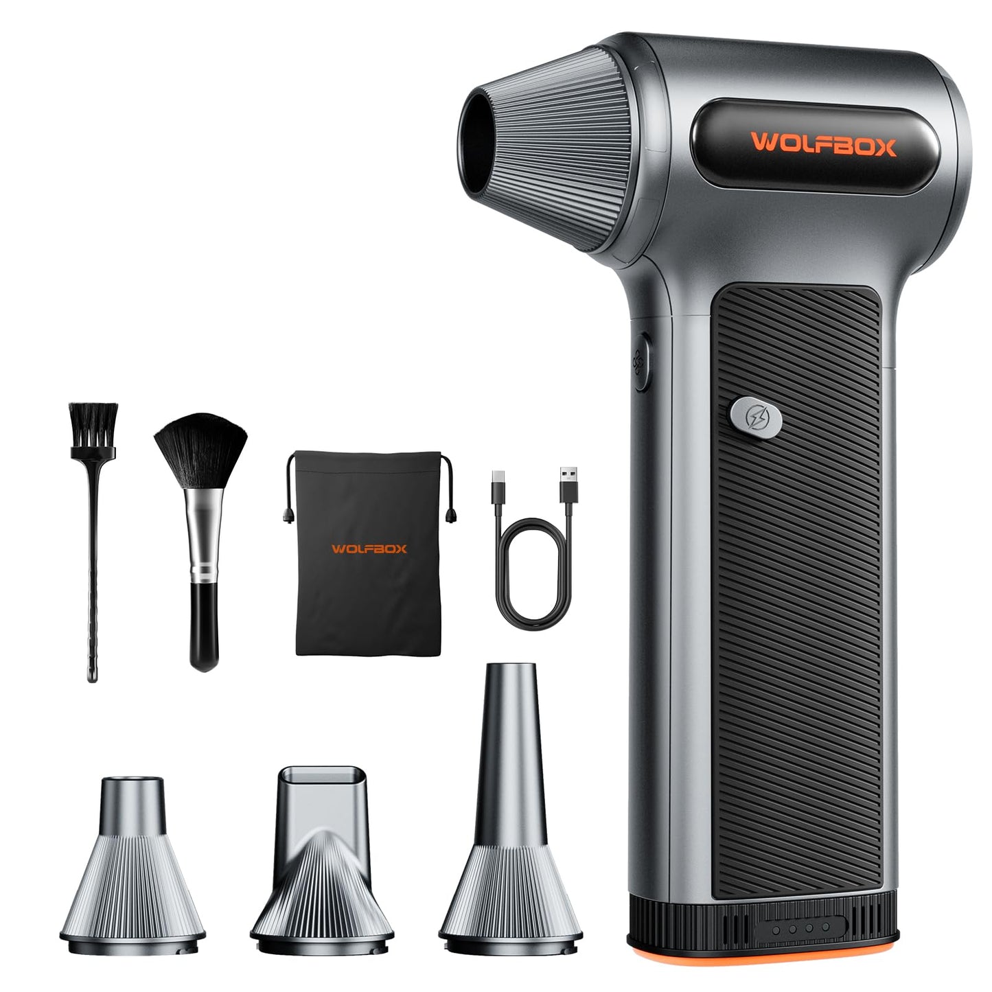 WOLFBOX MF200 Compressed Air Duster & X5 Dash Cam