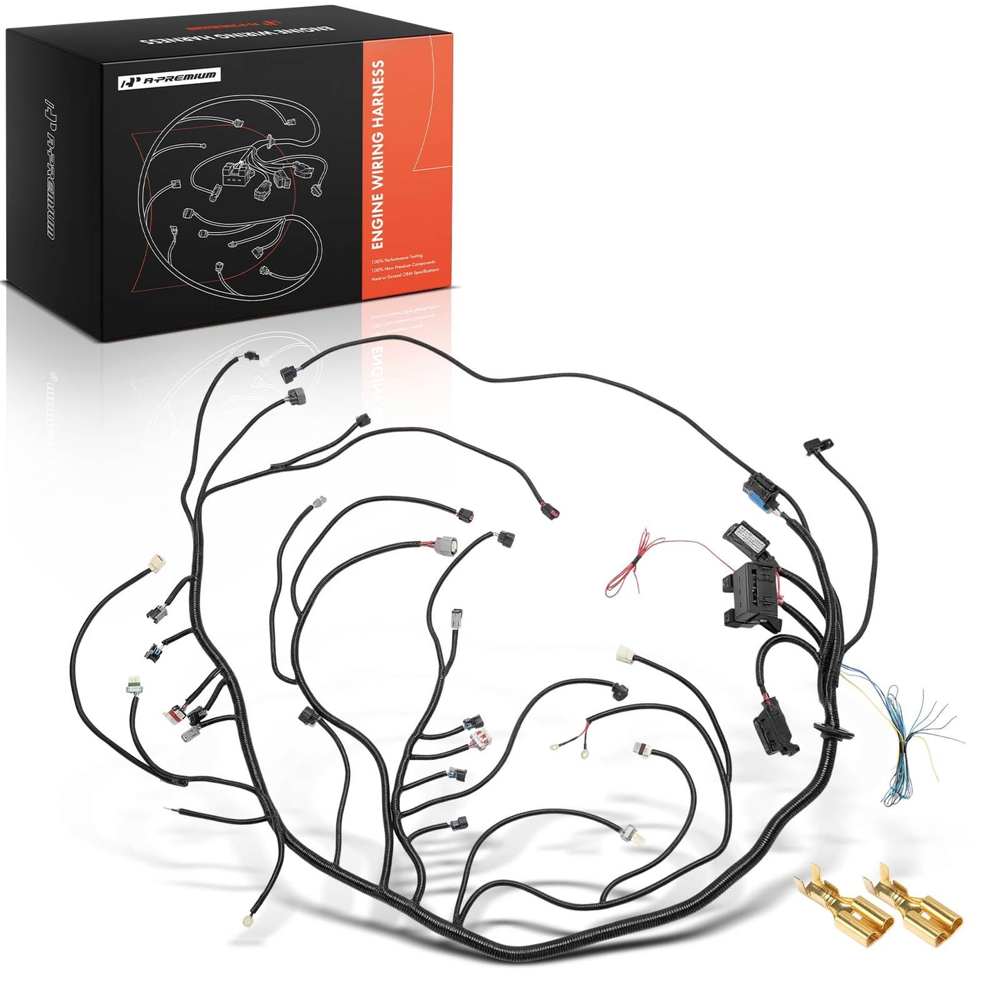 A-Premium Engine Wiring Harness Compatible with 2006-2015 LS3 LS2 6.2L, Standalone Harness T56 58X TR6060